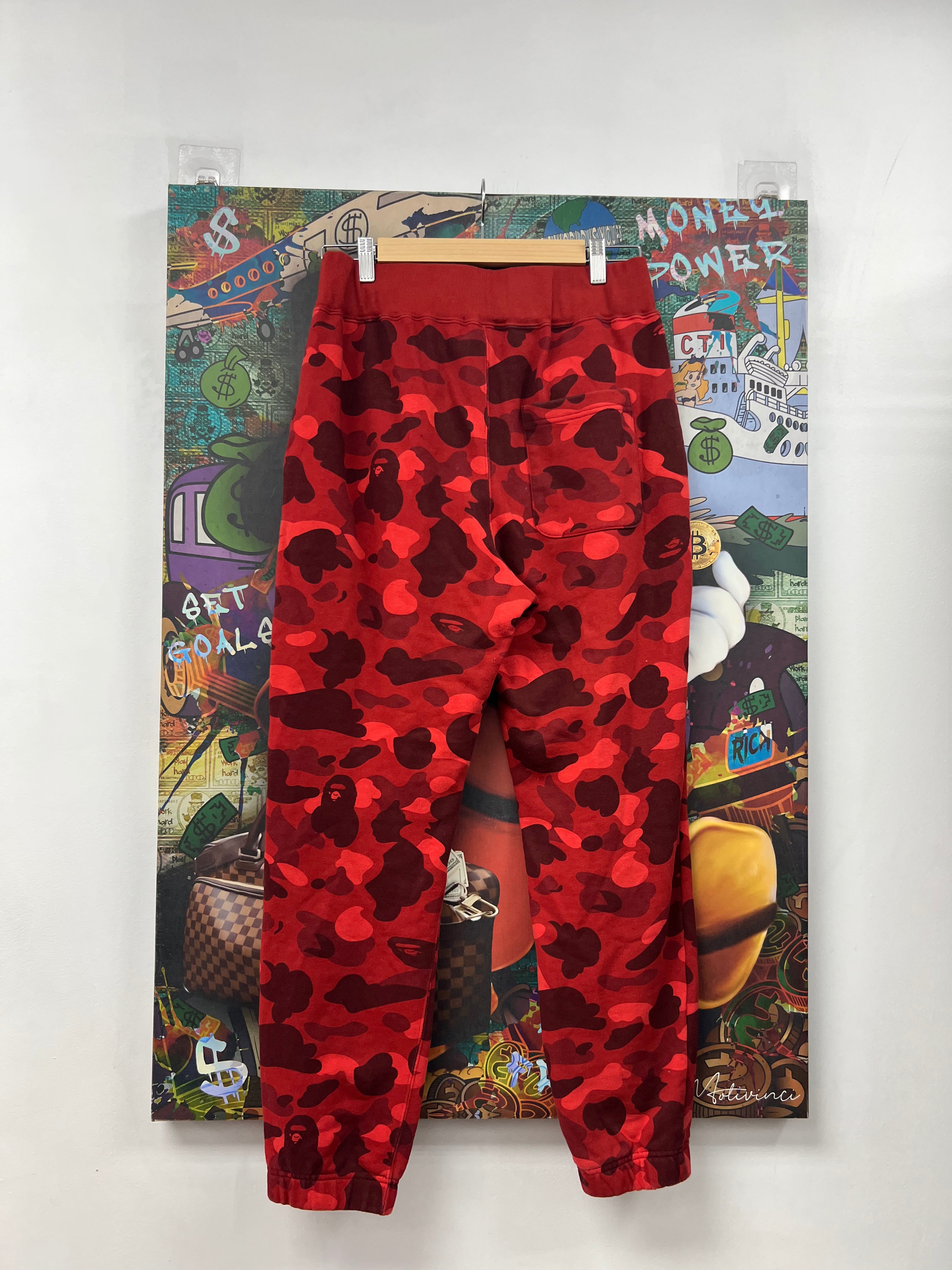 Bape Red Camo Head Sweats