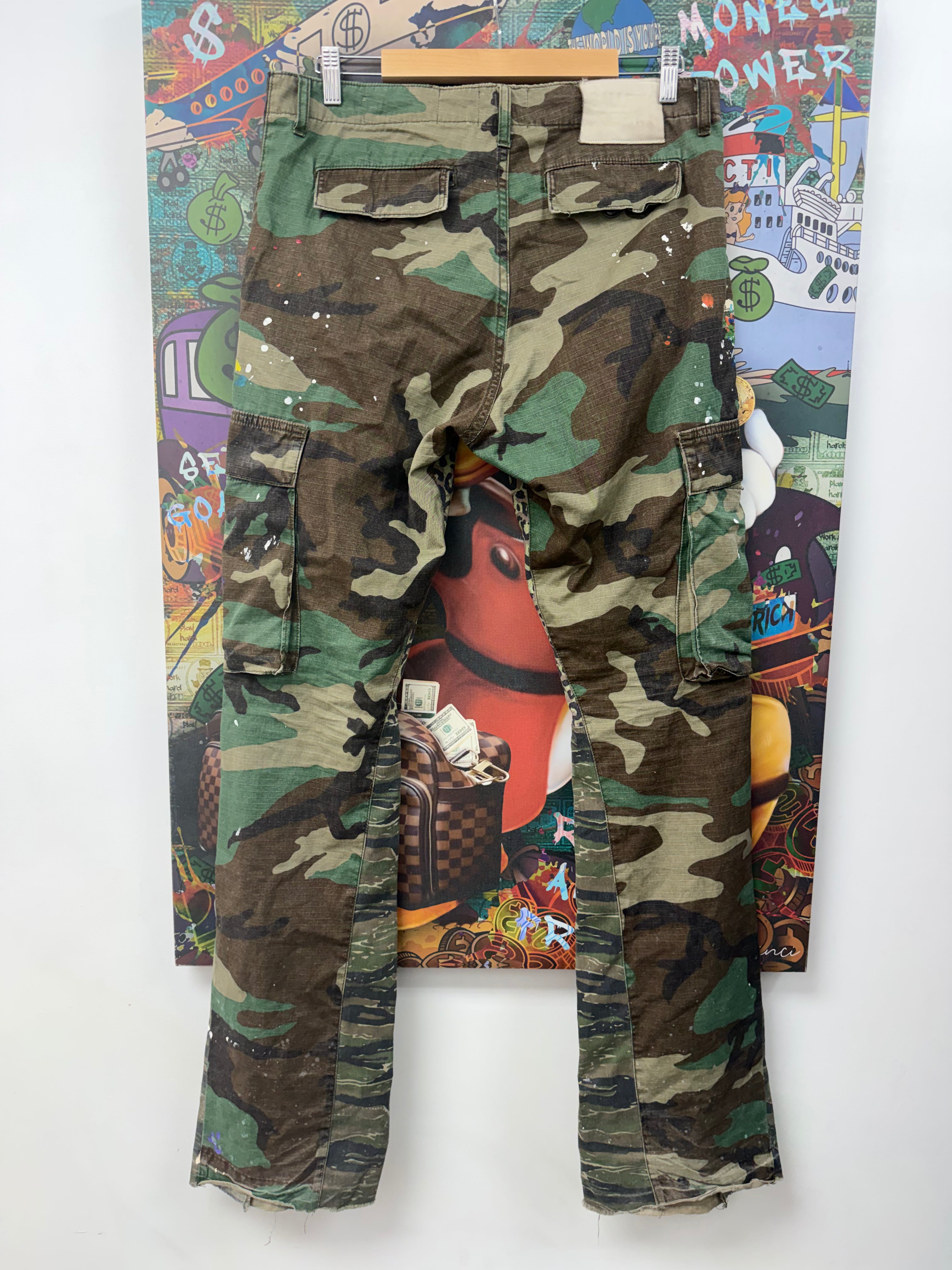 Gallery Dept Camo Paint Splatter Jeans
