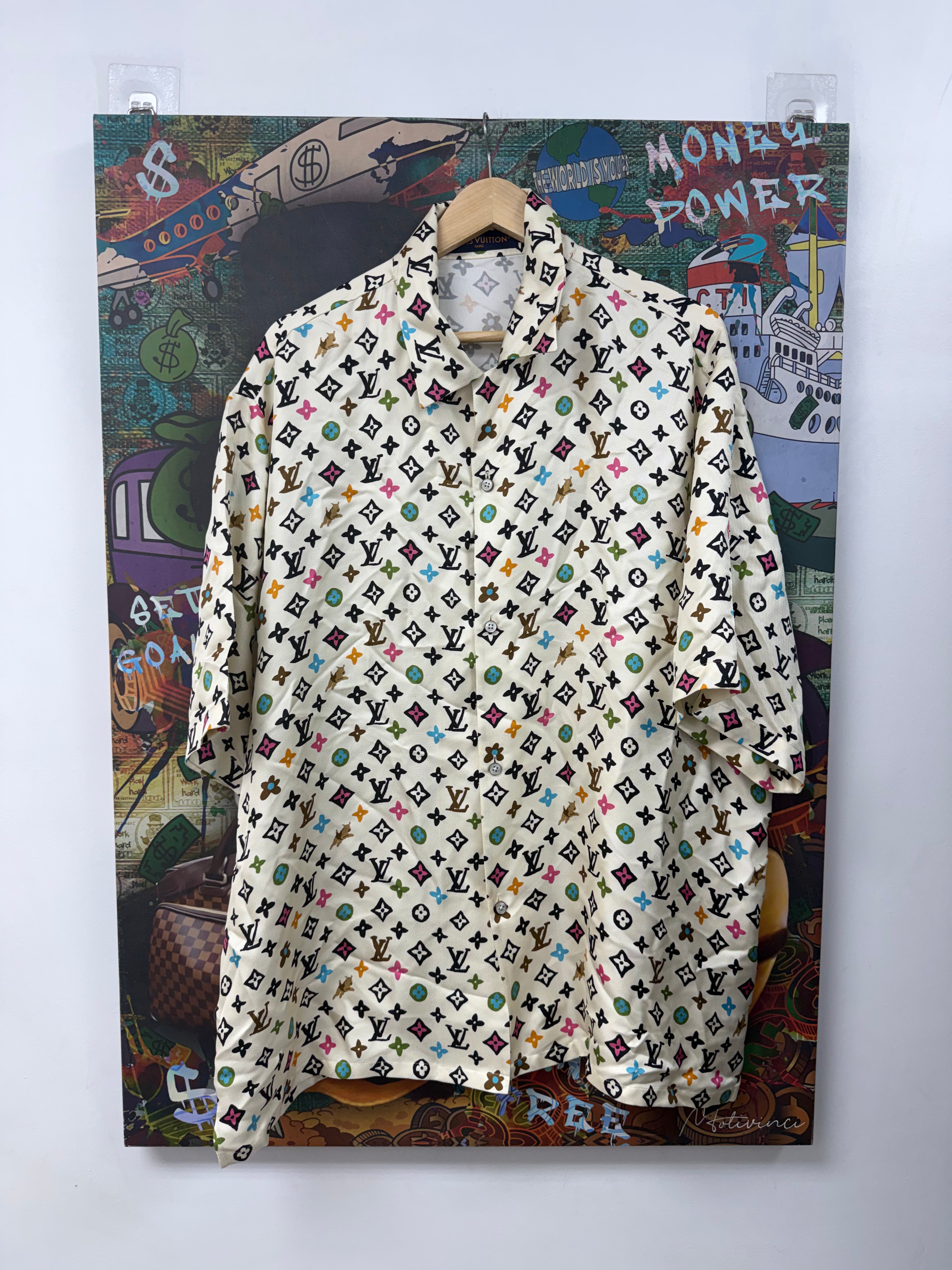 Louis Vuitton Tyler The Creator Monogram Silk Button Up