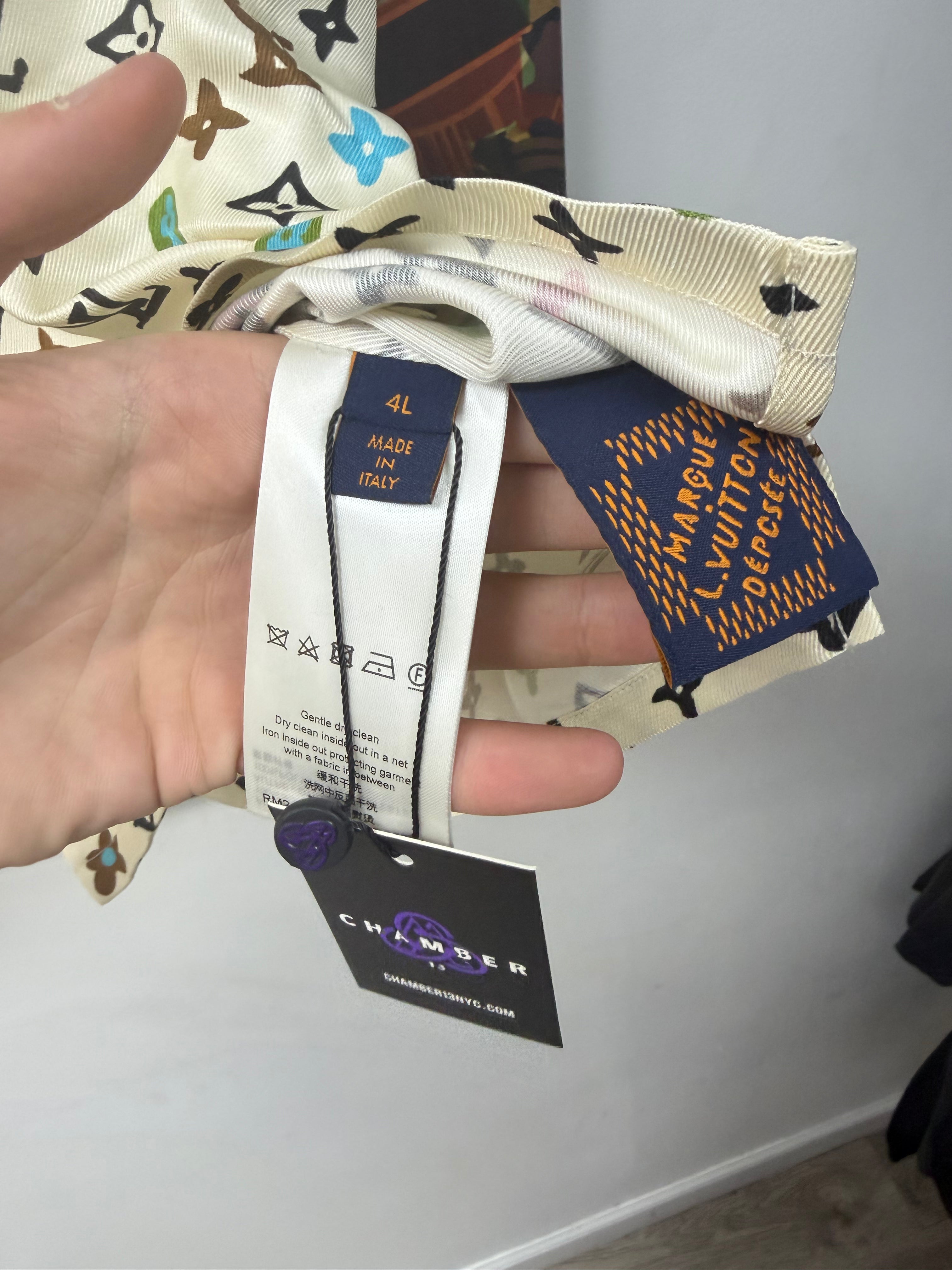 Louis Vuitton Tyler The Creator Monogram Silk Button Up