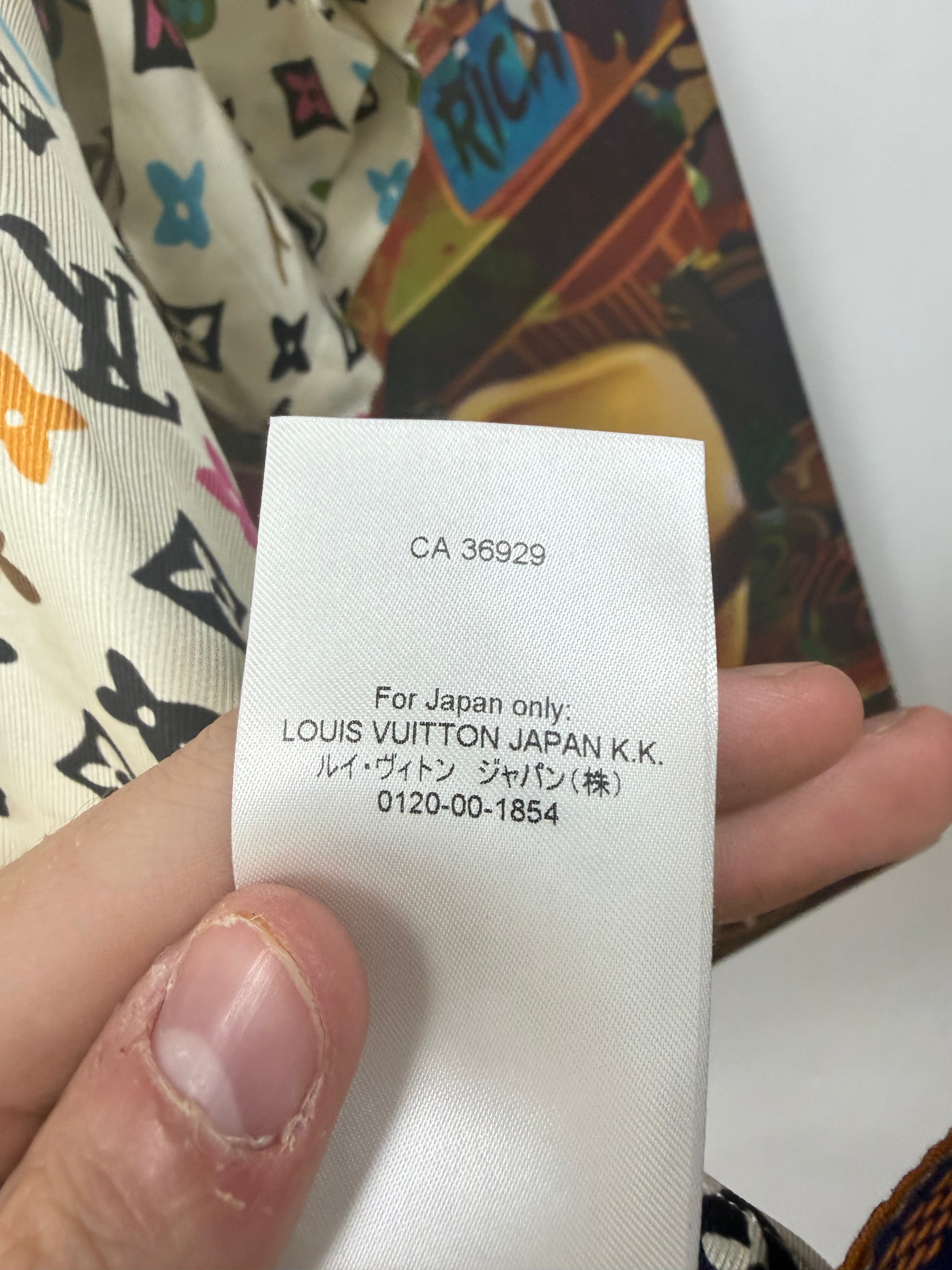 Louis Vuitton Tyler The Creator Monogram Silk Button Up