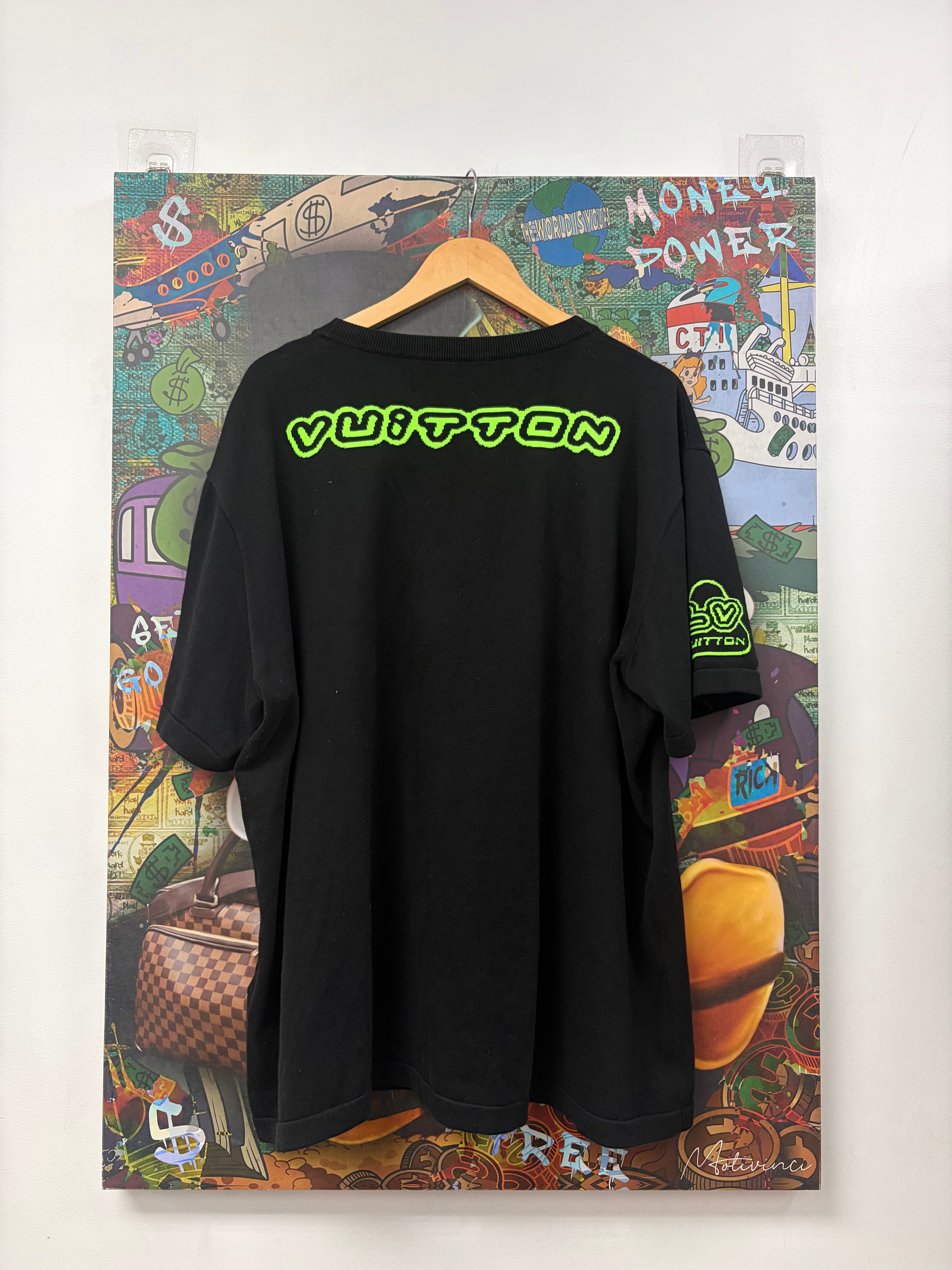 Louis Vuitton Black Green Knit 1854 Tee