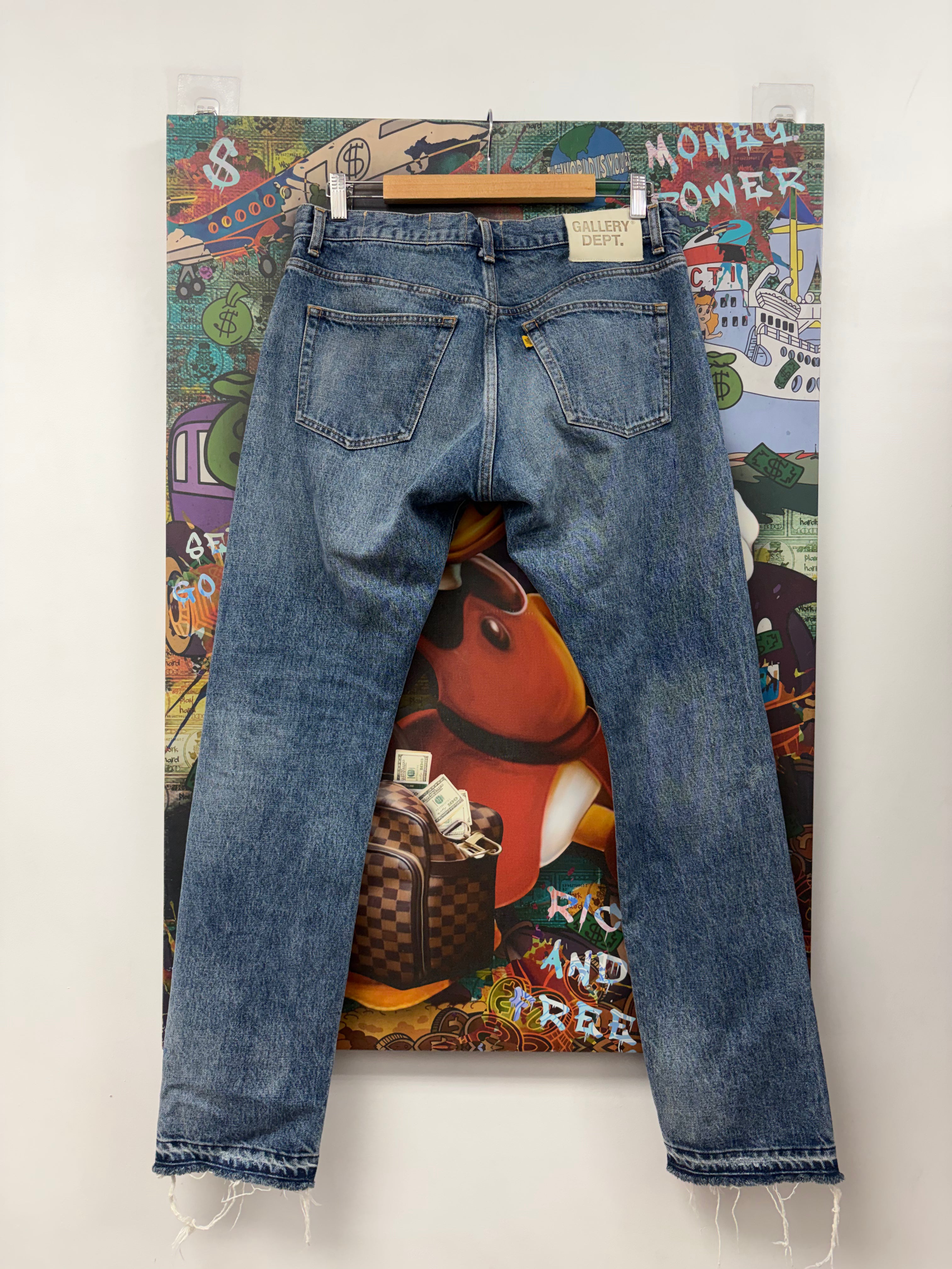 Gallery Dept Deep Wash Flared Jeans