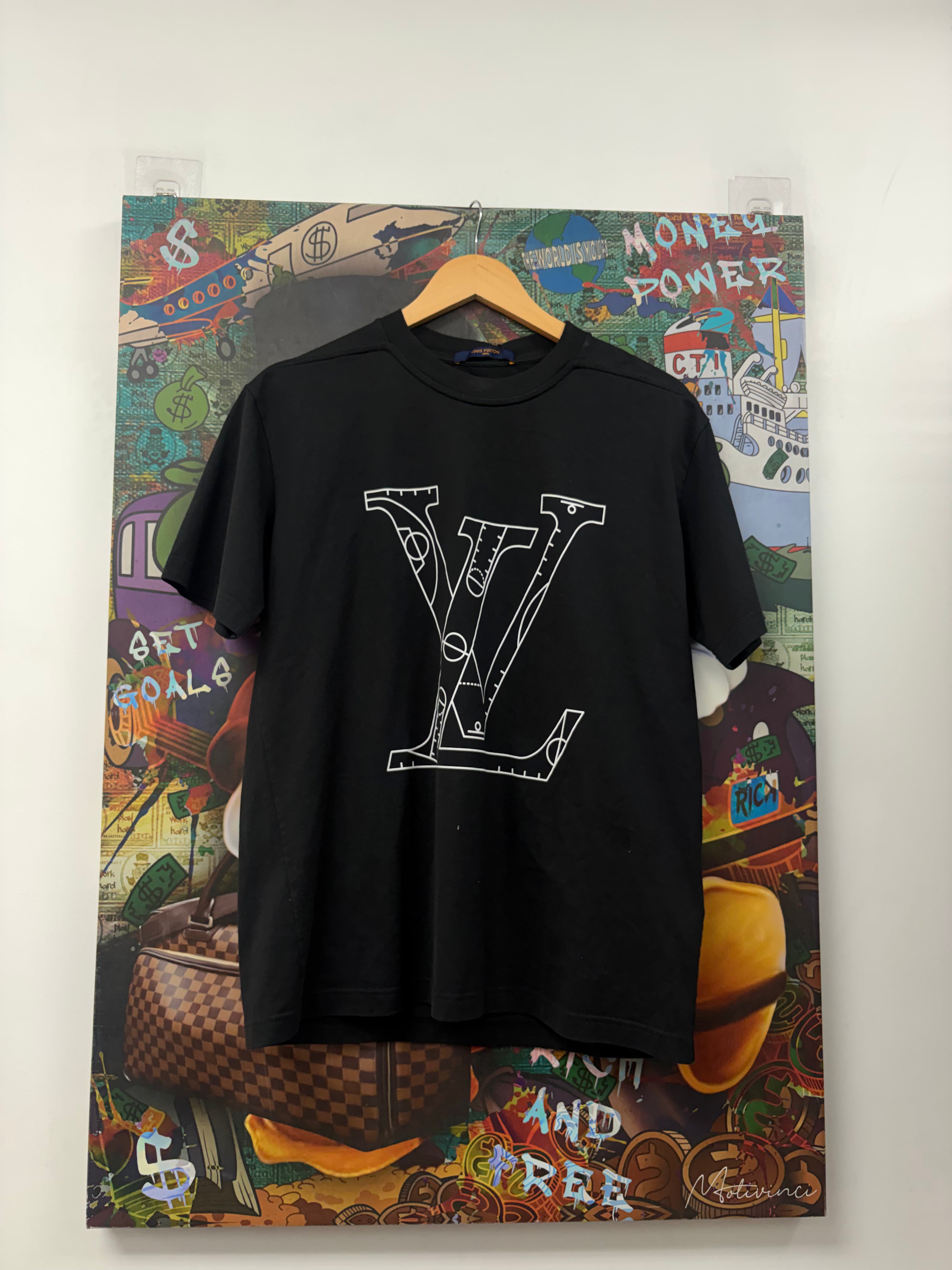 Louis Vuitton Black NBA Logo Tee
