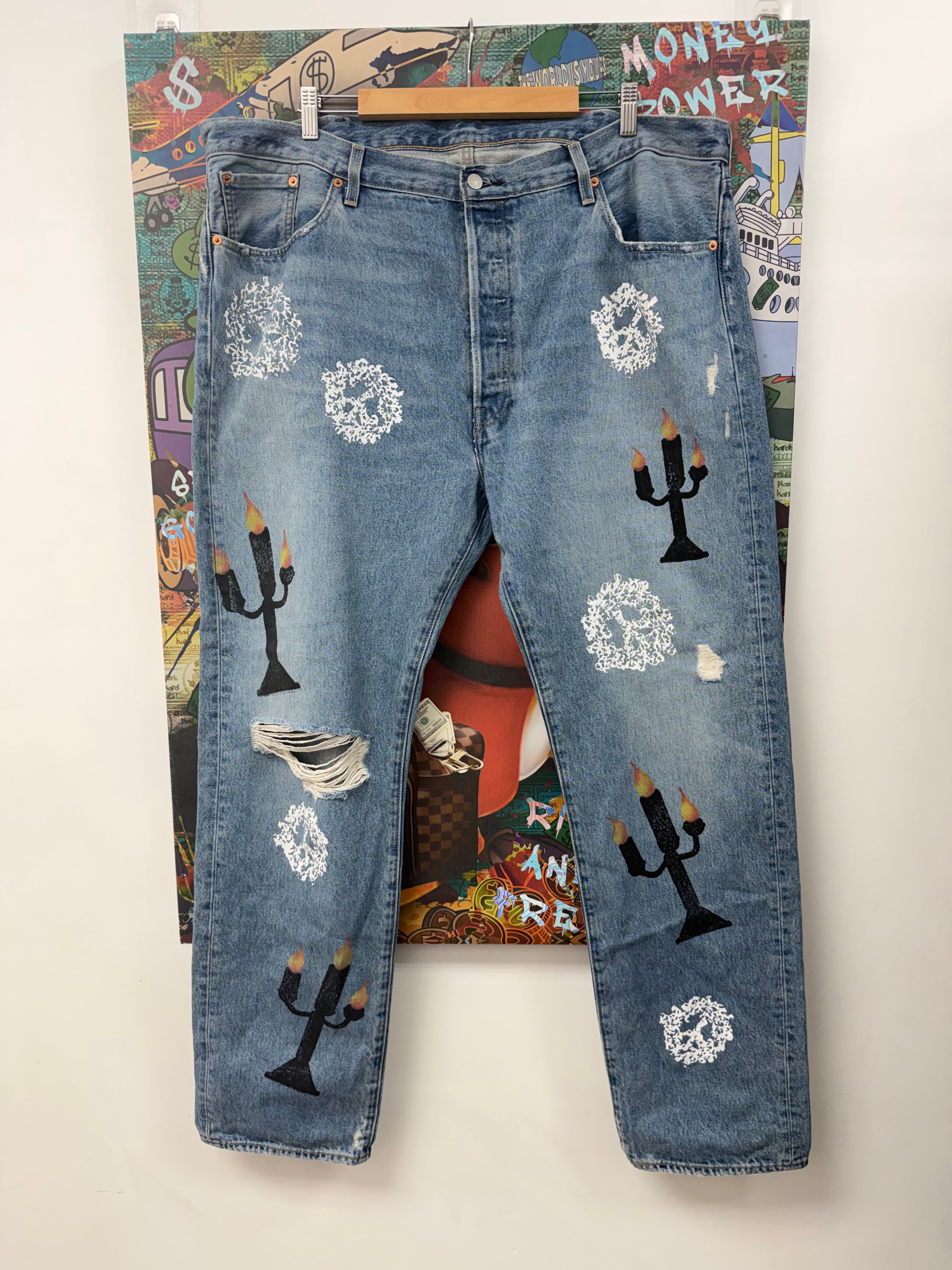 Denim Tears x Off-White Virgil Cotton Wreath Jeans