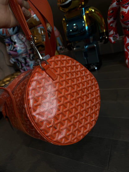 Goyard Barrel 40 Sports Bag Orange New