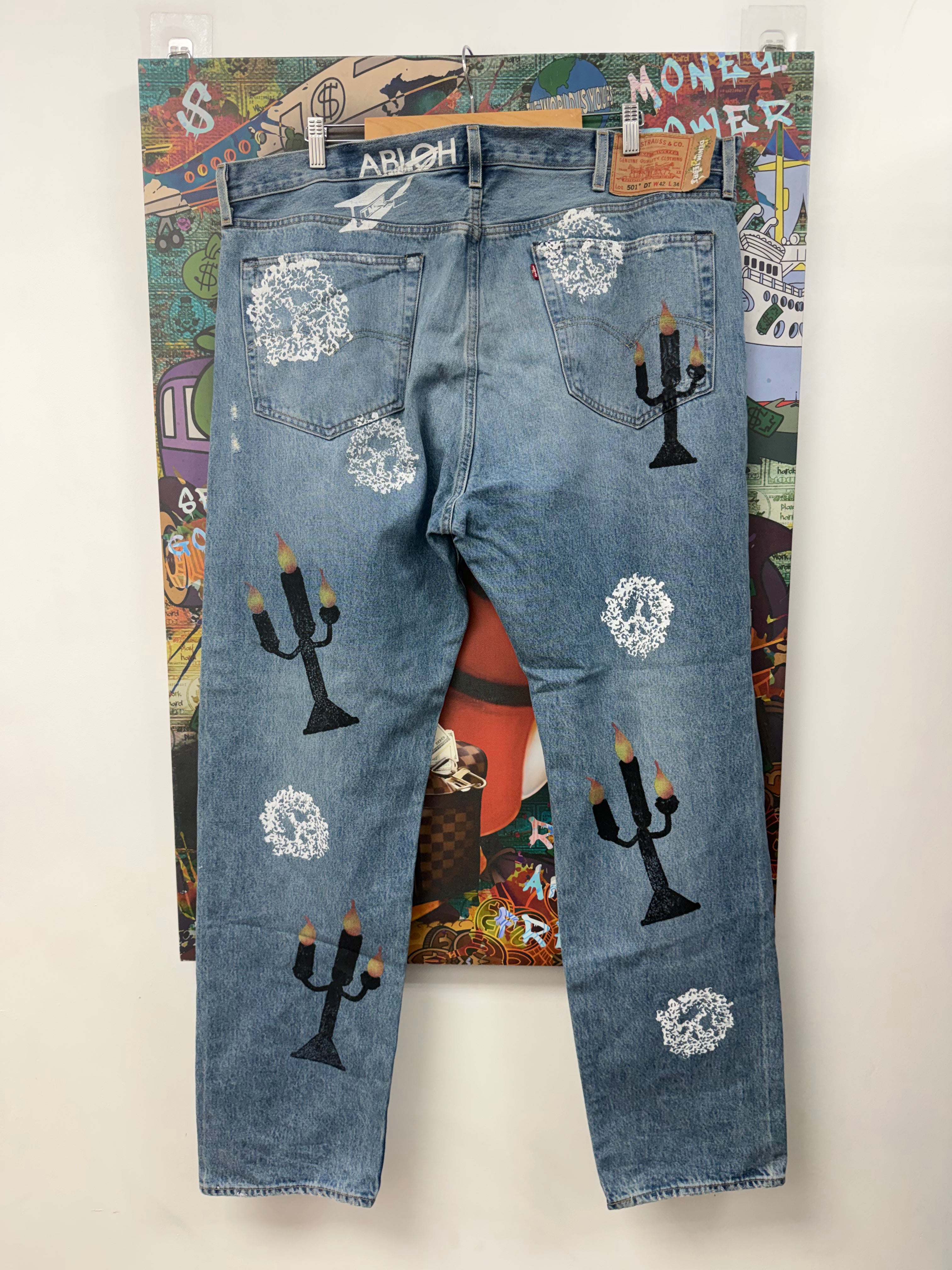 Denim Tears x Off-White Virgil Cotton Wreath Jeans