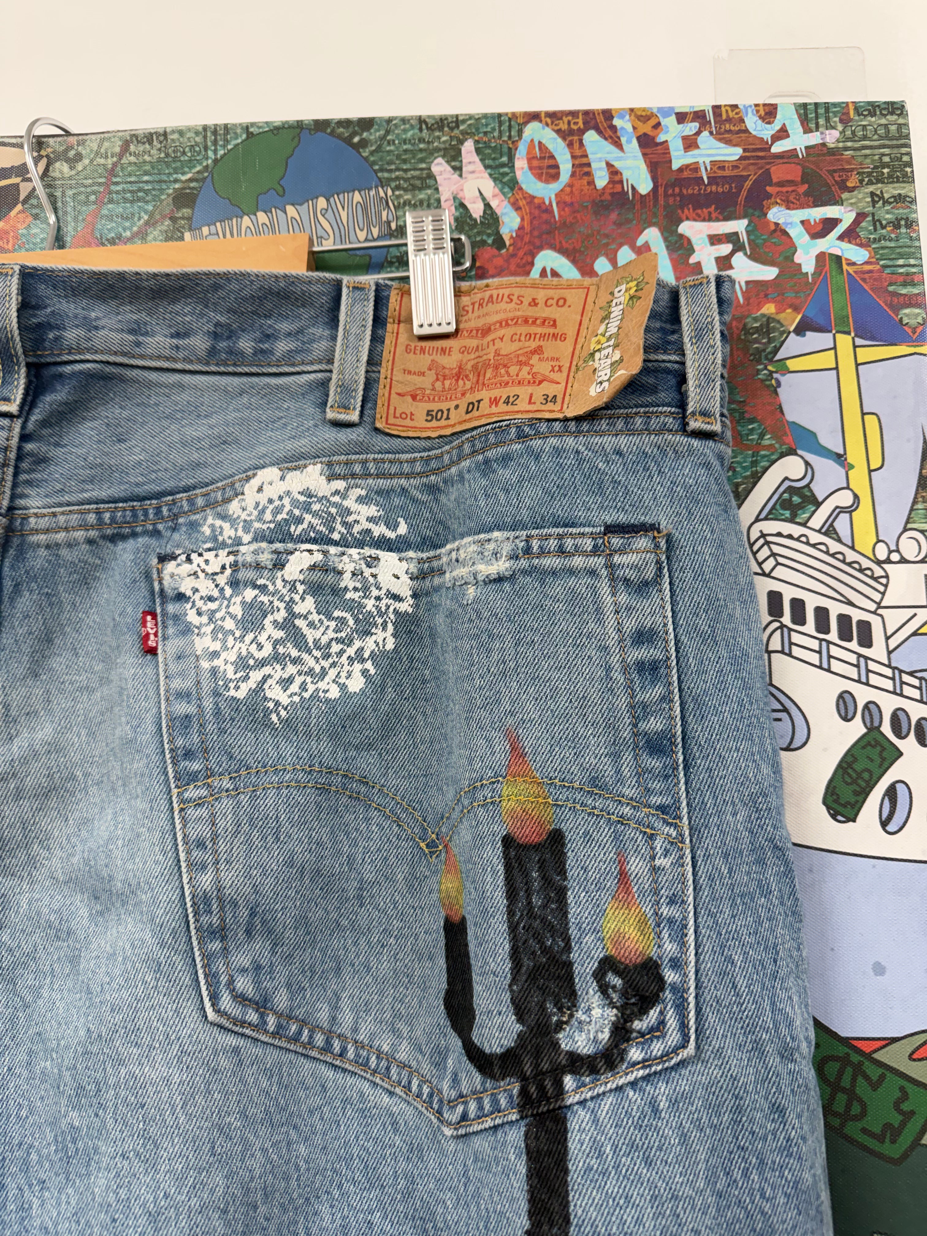 Denim Tears x Off-White Virgil Cotton Wreath Jeans