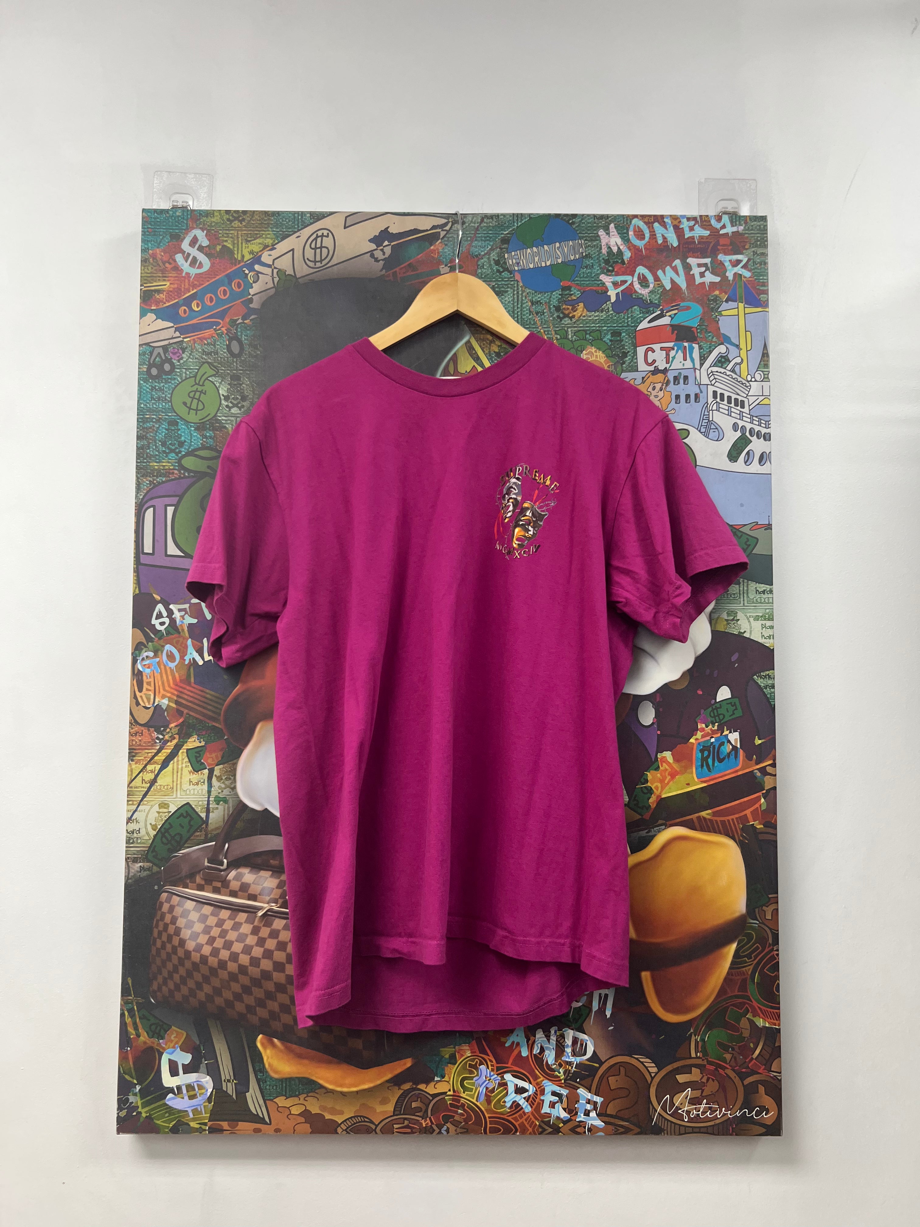 Supreme Laugh Now Magenta Tee
