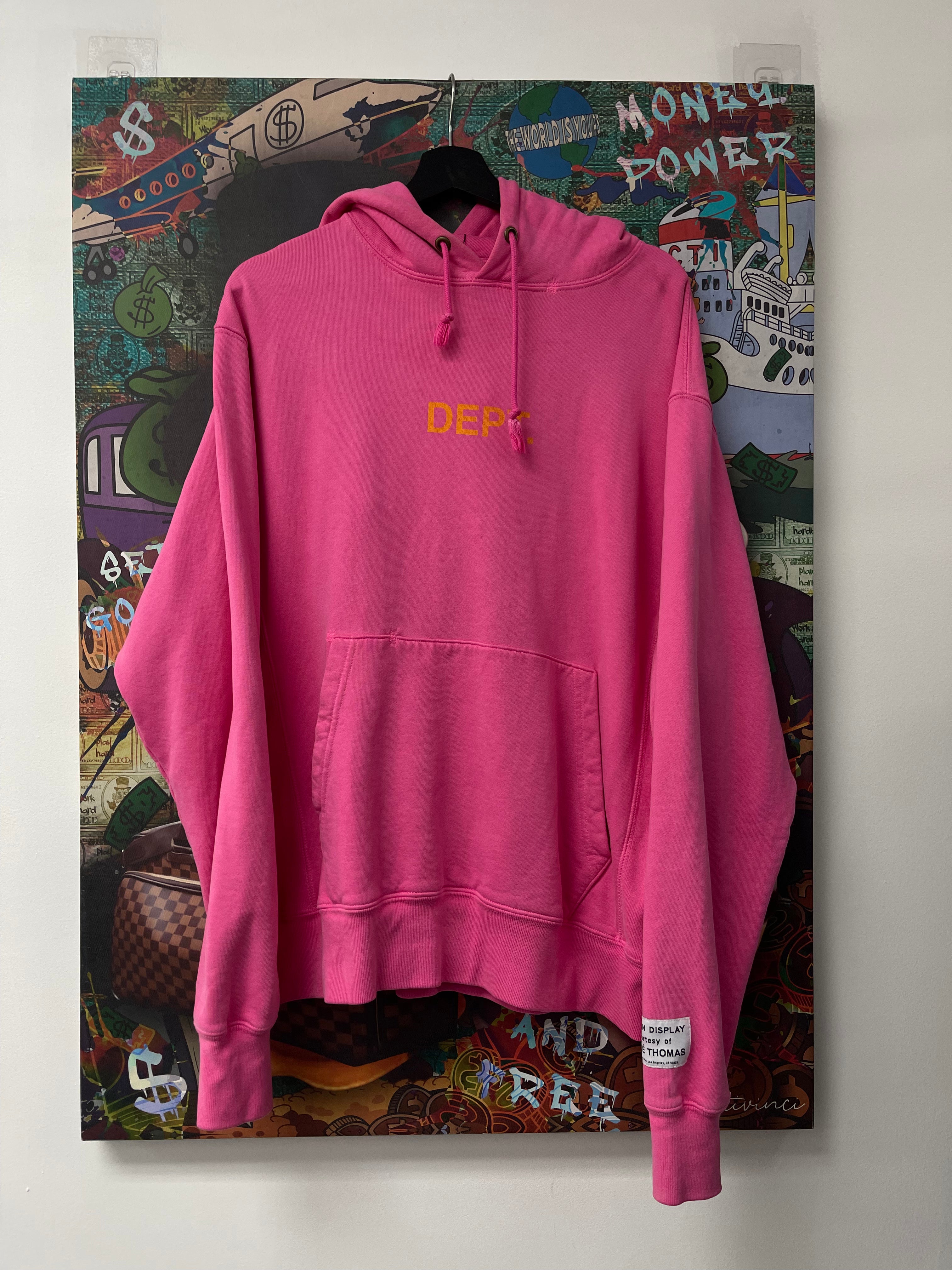 Gallery Dept Pink & Orange Hoodie