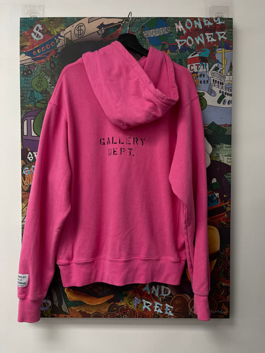 Gallery Dept Hoodie Pink Orange Used Medium