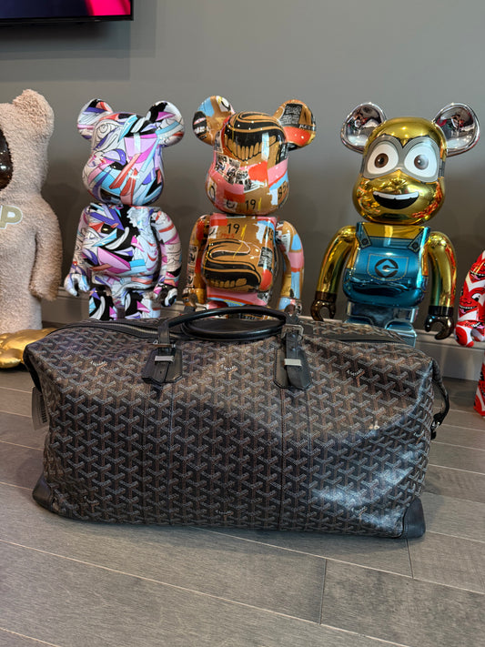 Goyard Duffle Bag Black Used 45