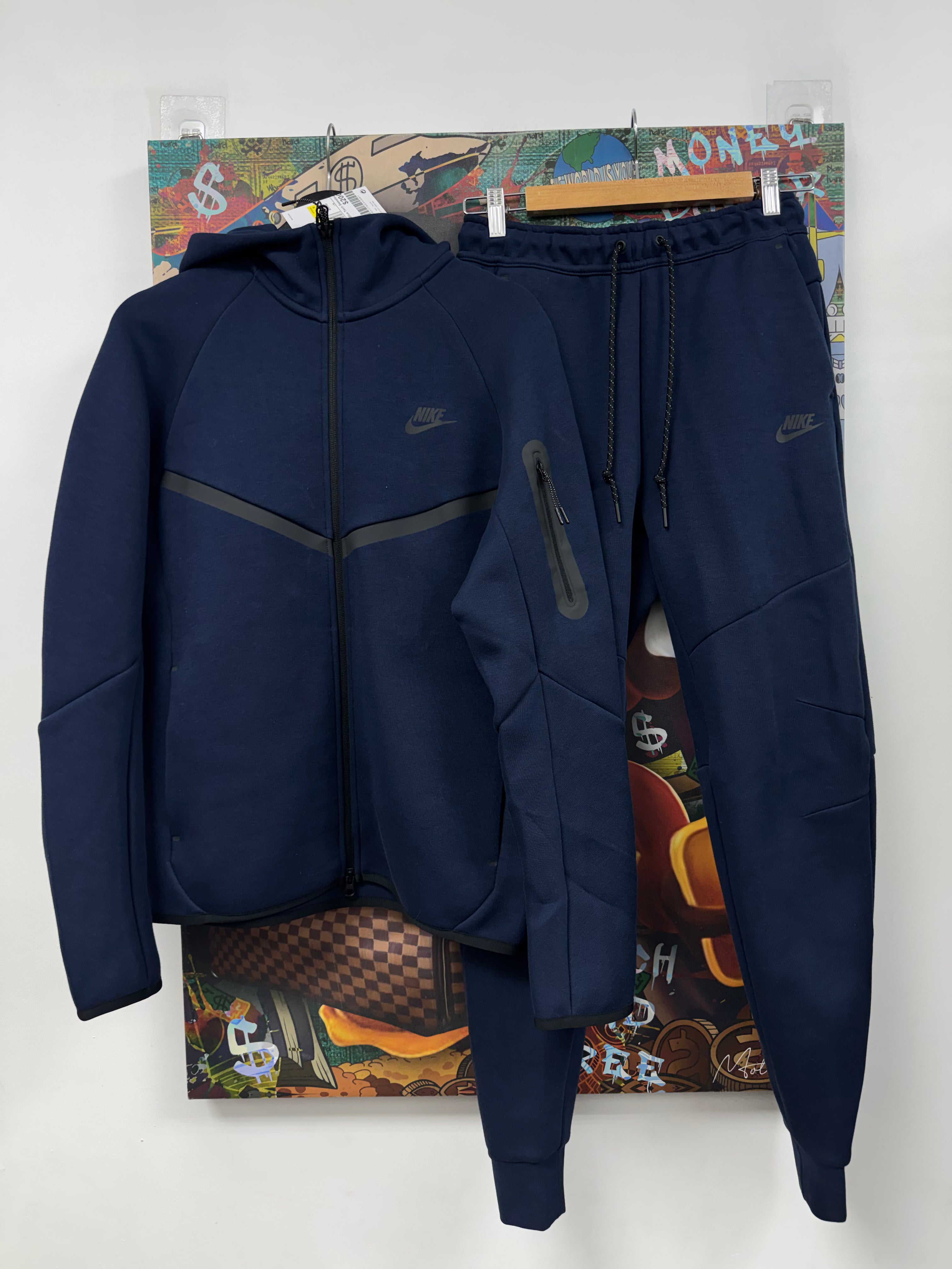 Nike Navy Blue Tech Sweatsuit