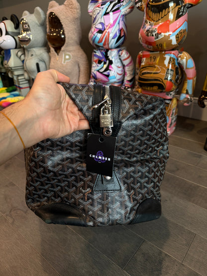 Goyard Duffle Bag Black Used 45