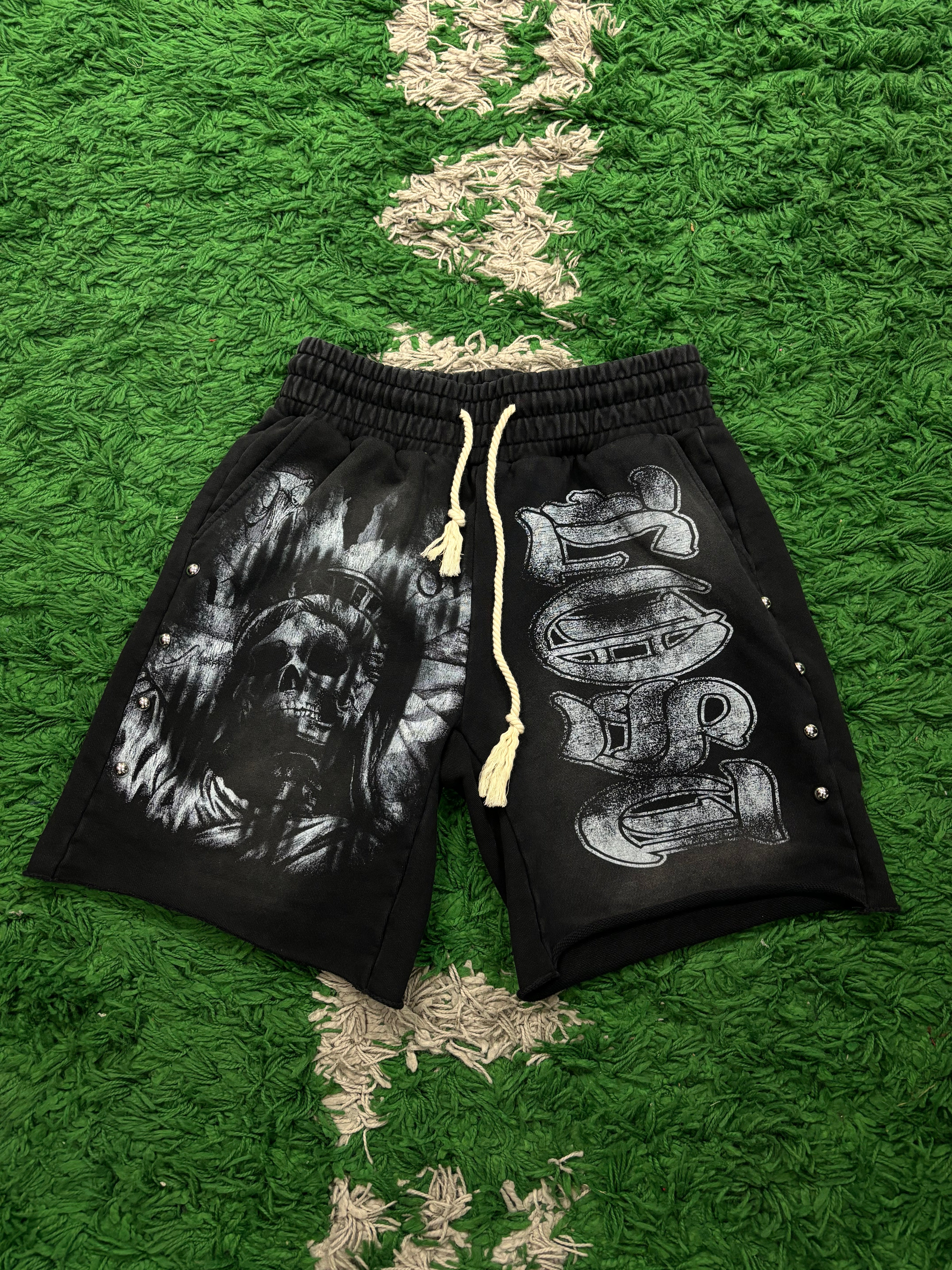 Lost Intricacy Liberty Shorts Grey Scale
