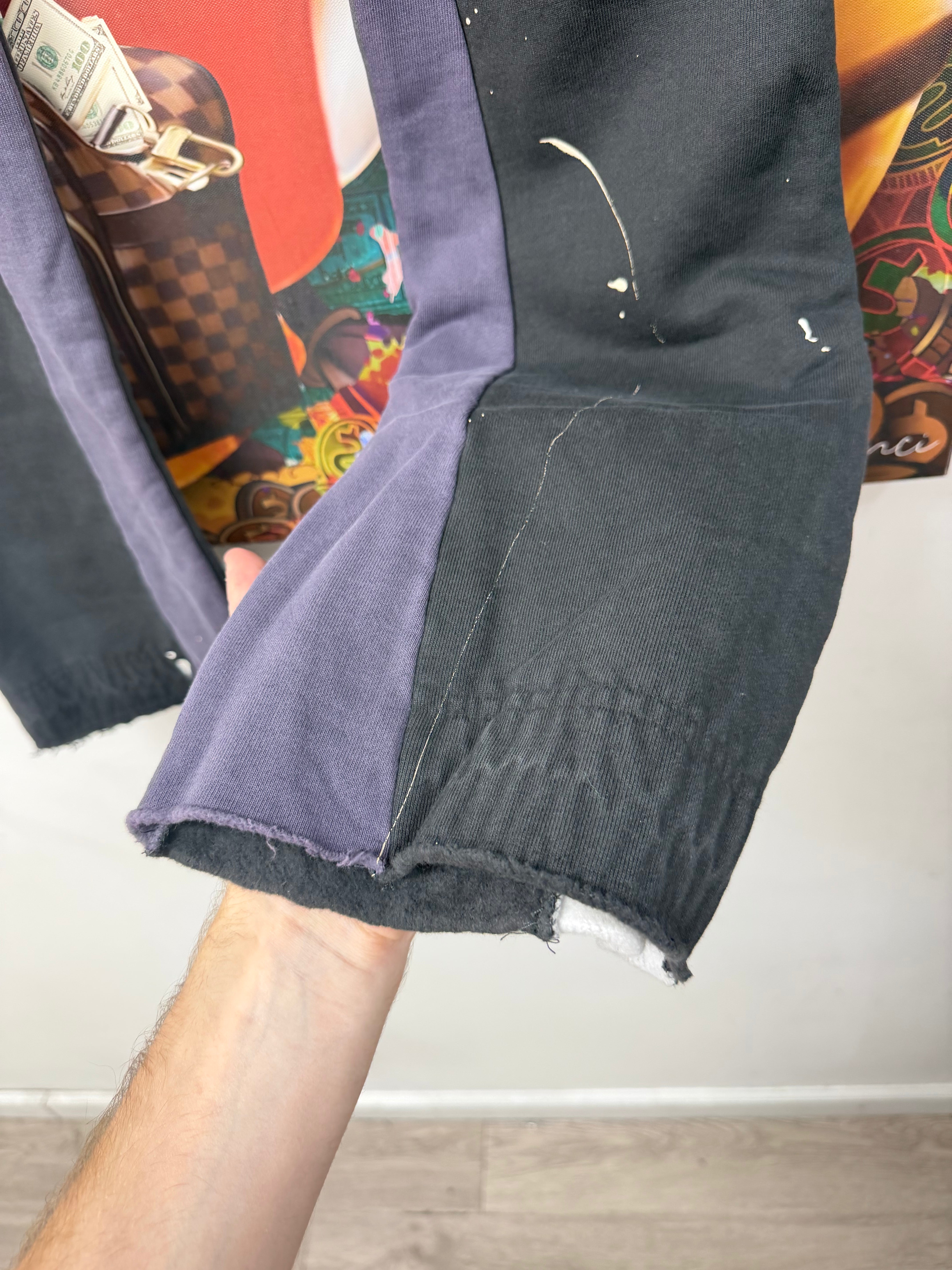 Gallery Dept Black Paint Splatter Sweats