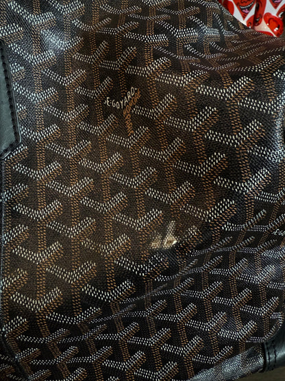 Goyard Duffle Bag Black Used 45