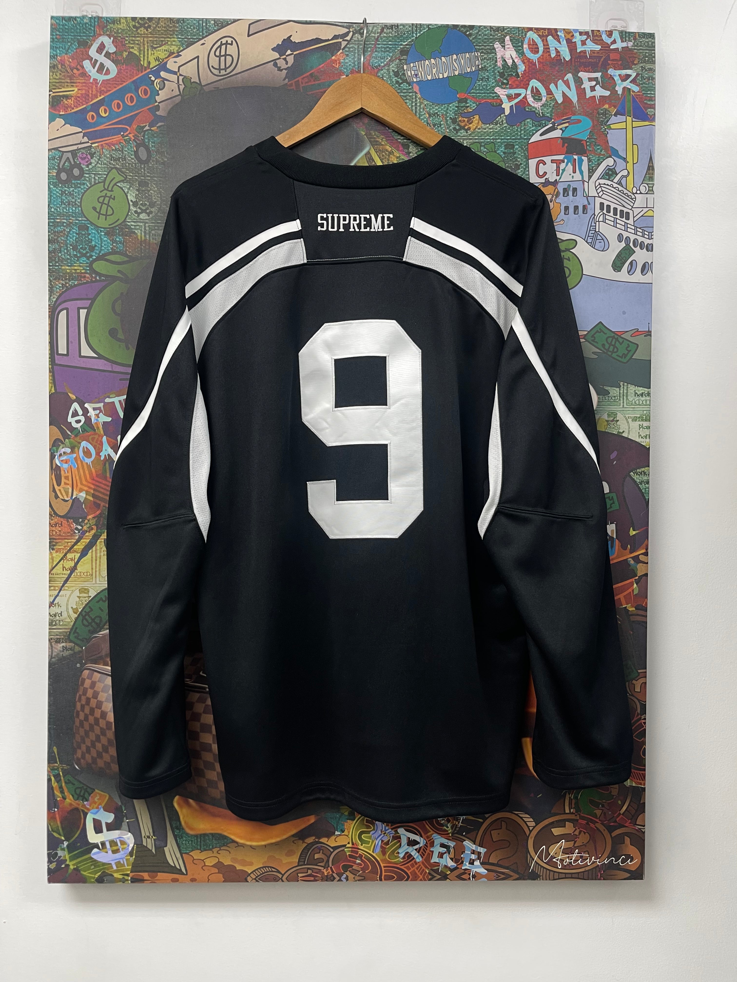 Supreme Black Misfits Hockey Jersey