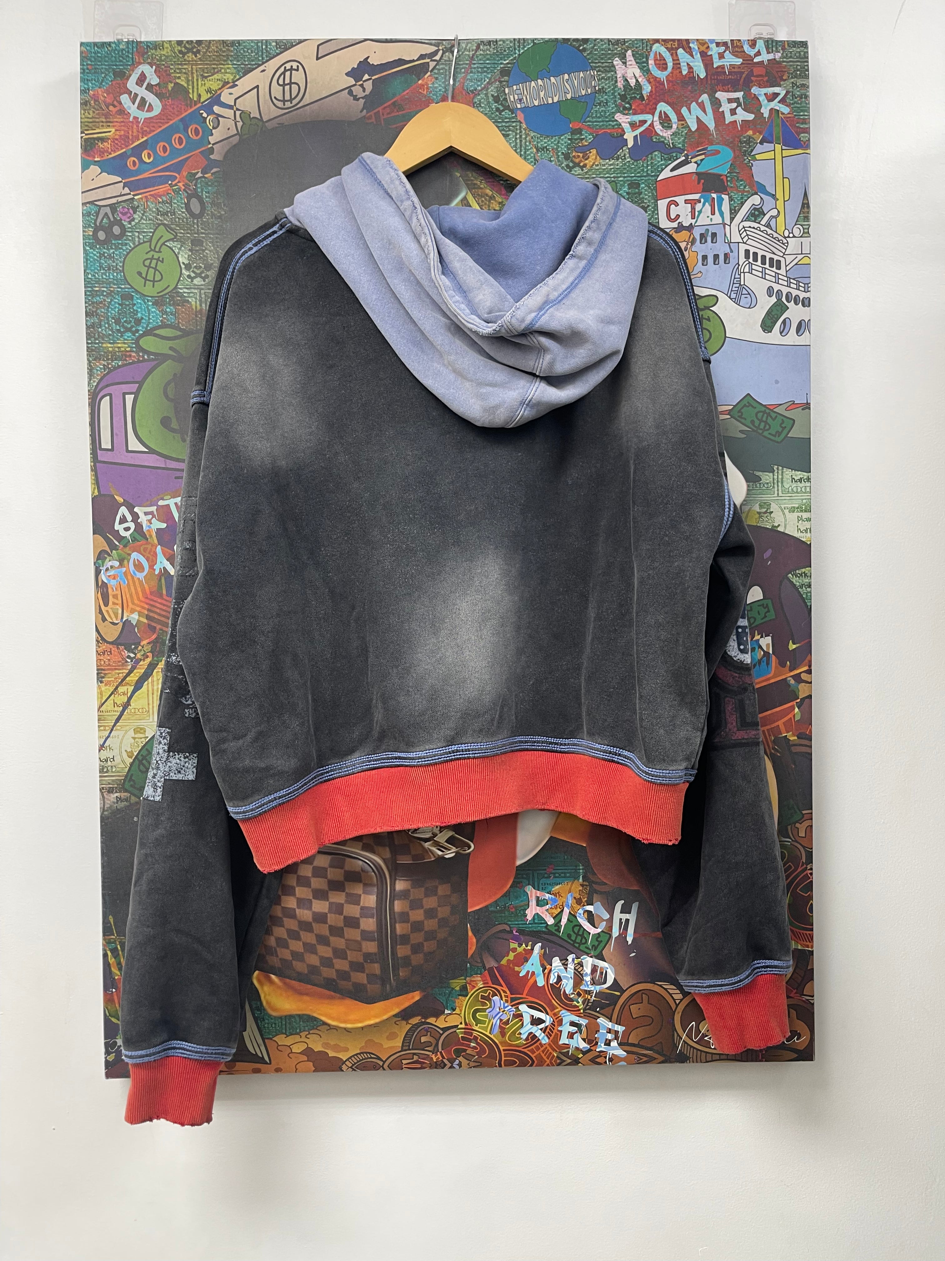 Vale Blue Red Big 14 Zip Up