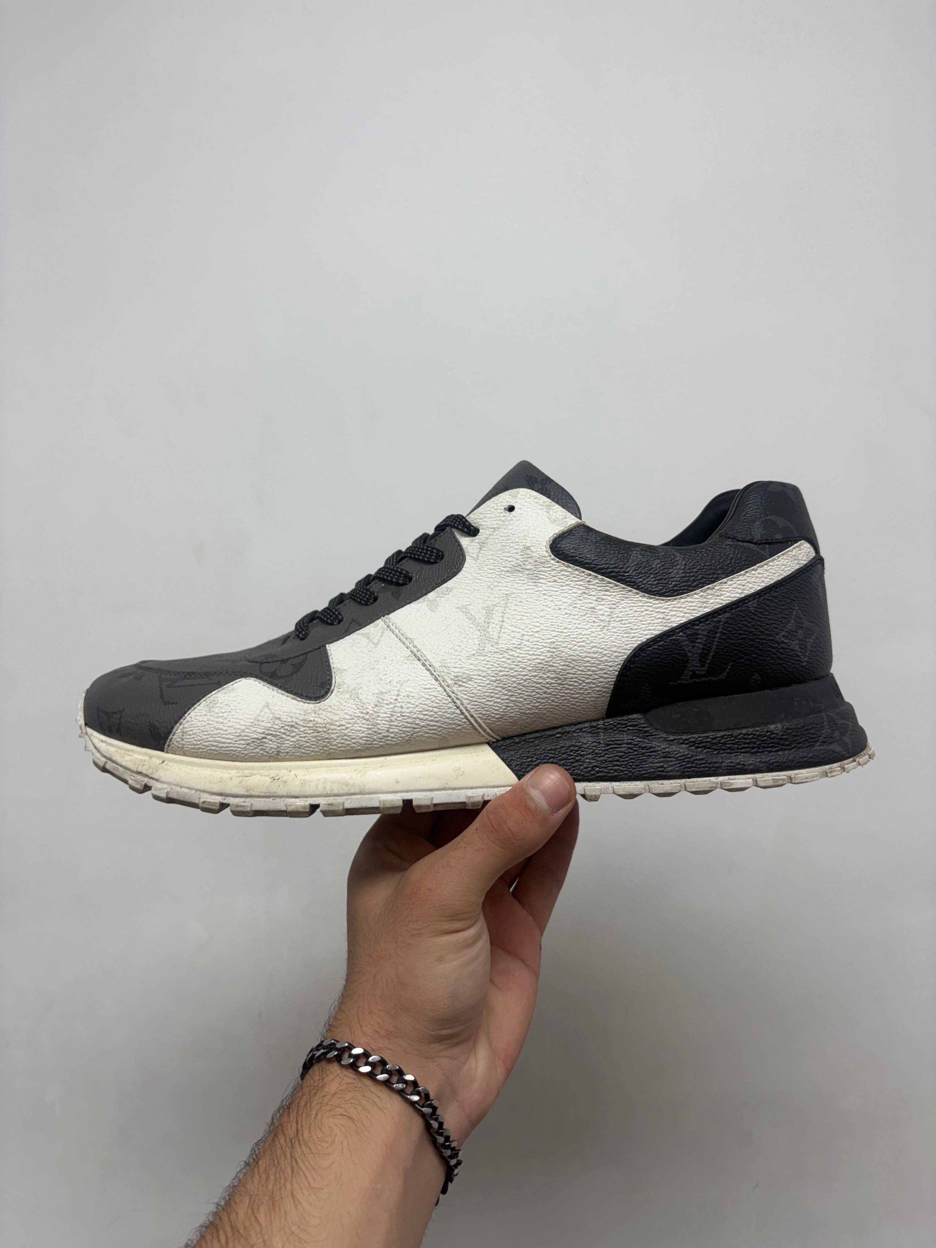 Louis Vuitton Grey White Monogram Runaway Sneakers