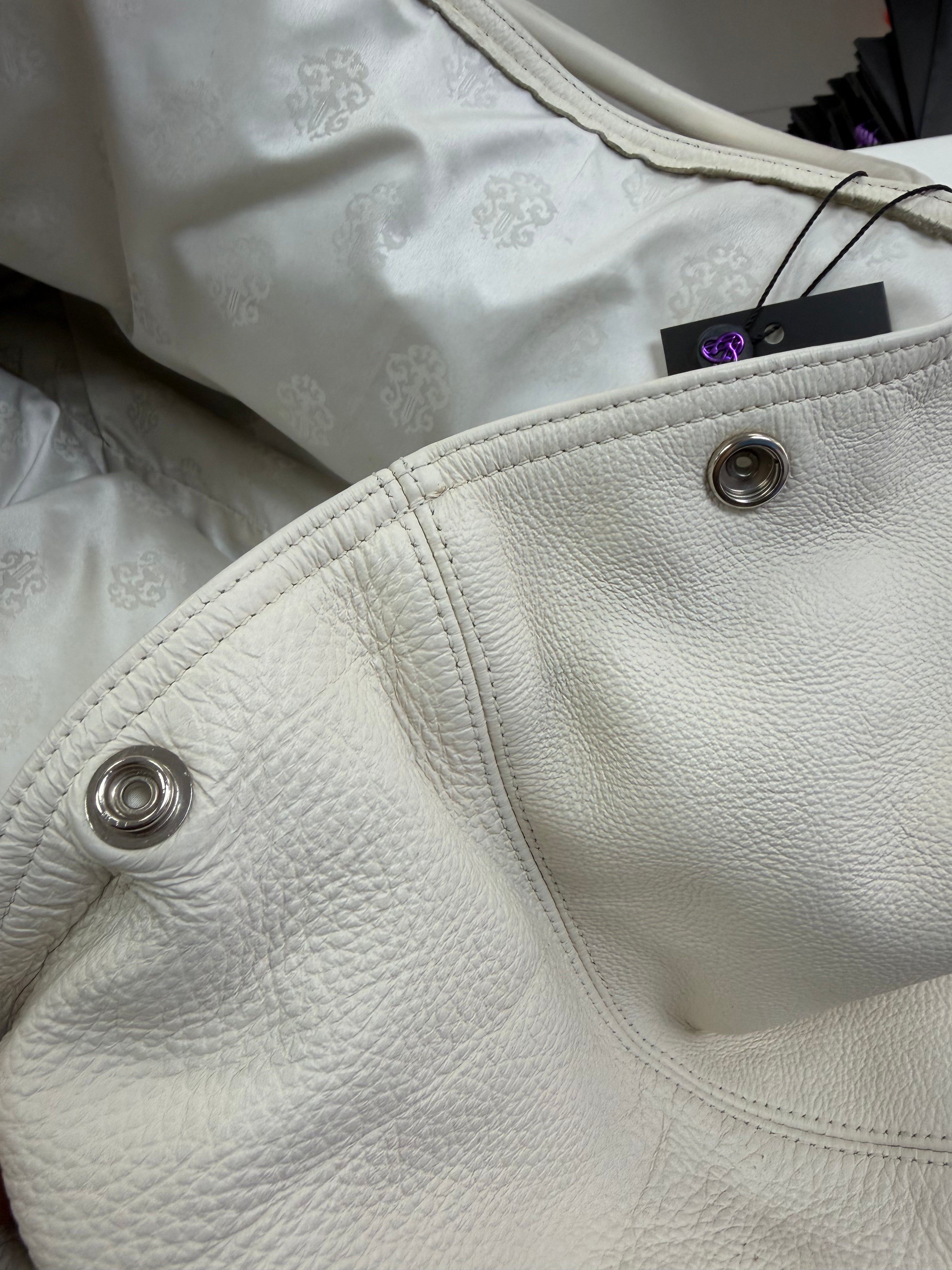 Chrome Hearts White Fleur Patch Tote Bag