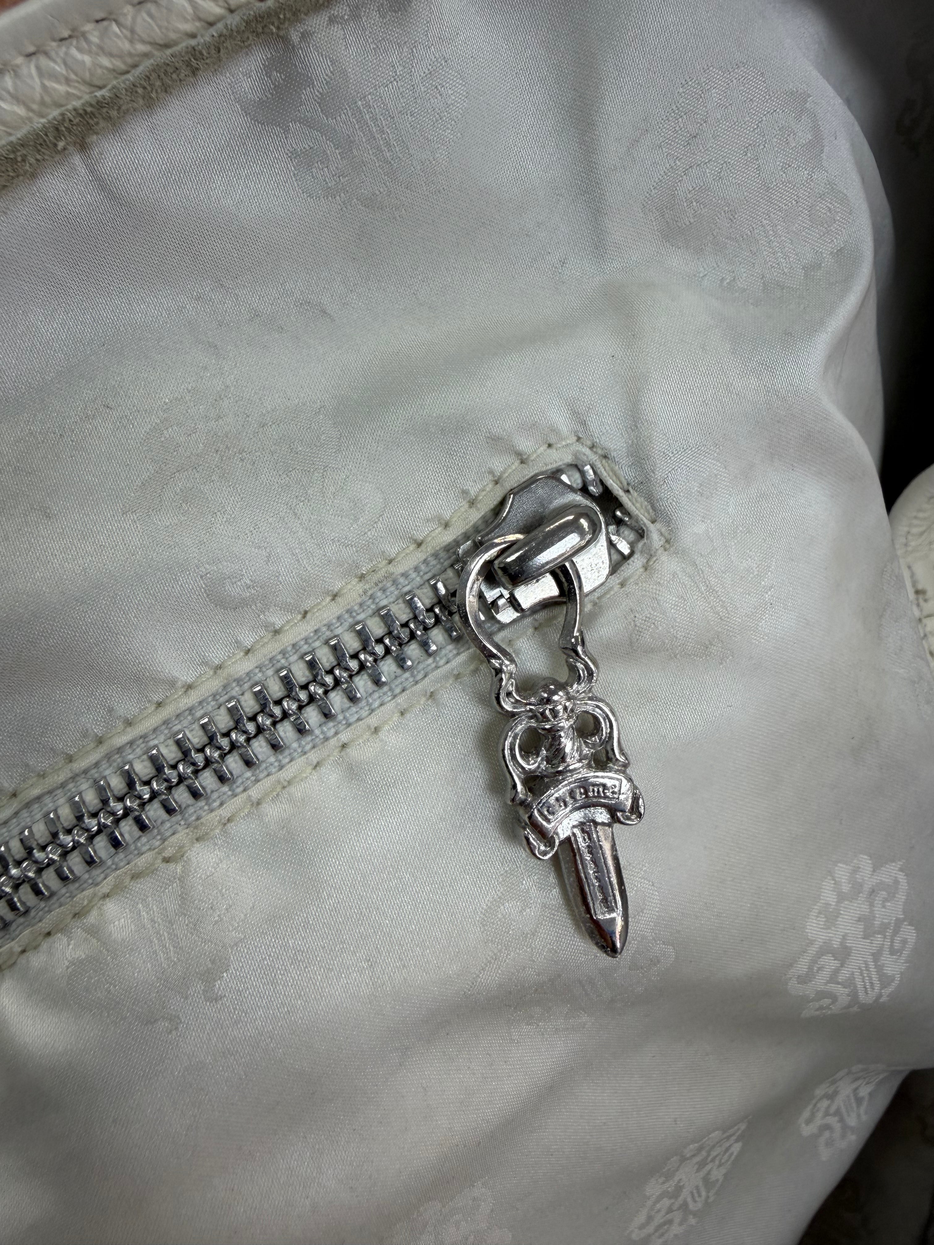 Chrome Hearts White Fleur Patch Tote Bag