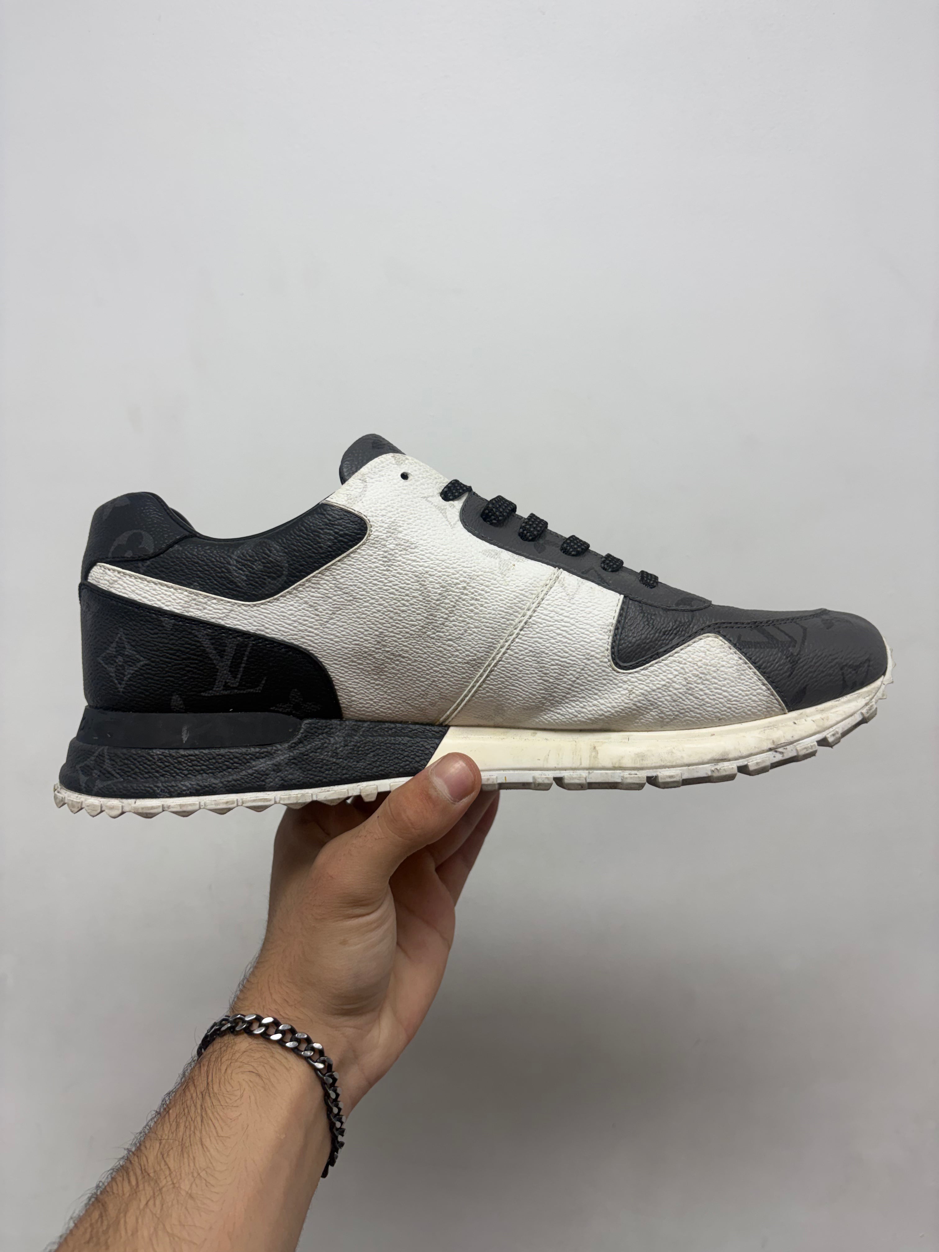 Louis Vuitton Grey White Monogram Runaway Sneakers