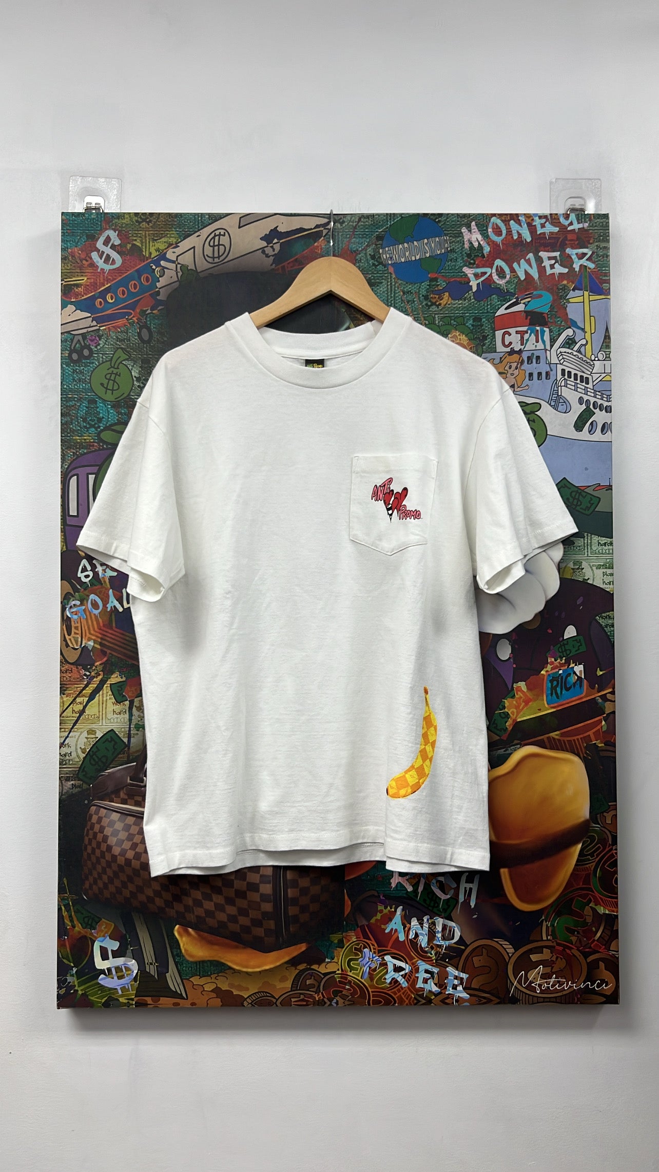 Matty Boy White Anti Promo Banana Tee