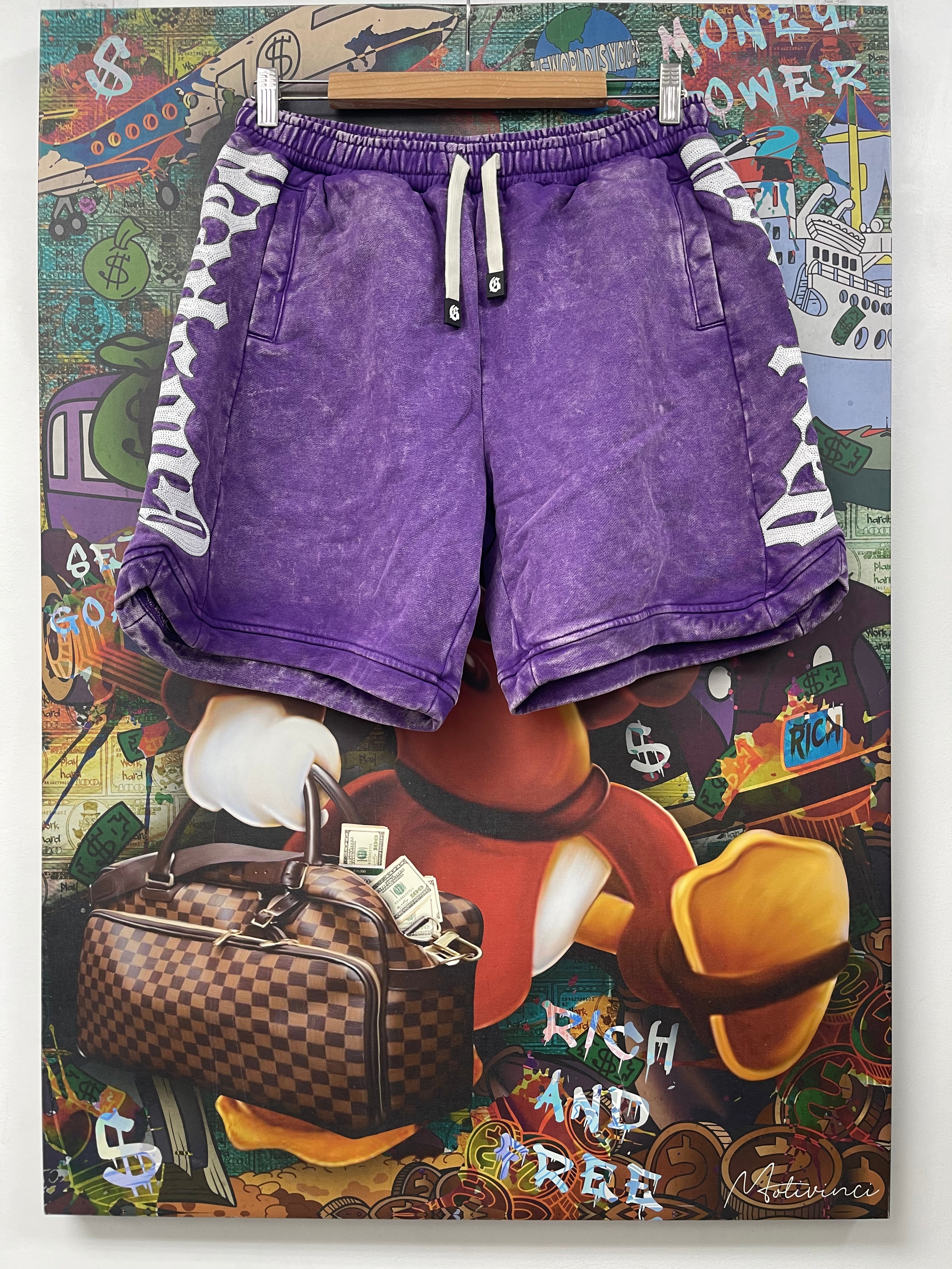Godspeed Grape Wash Shorts