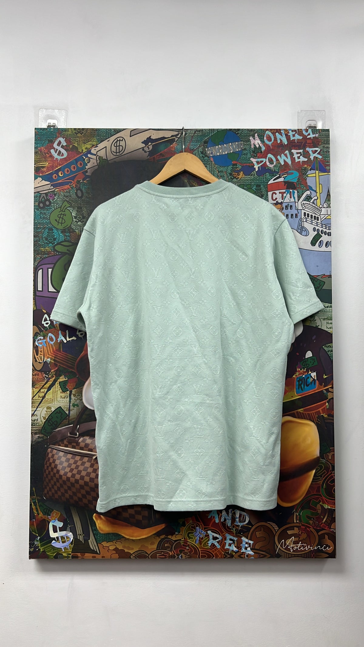 Louis Vuitton Seafoam 3D Pocket Monogram Tee