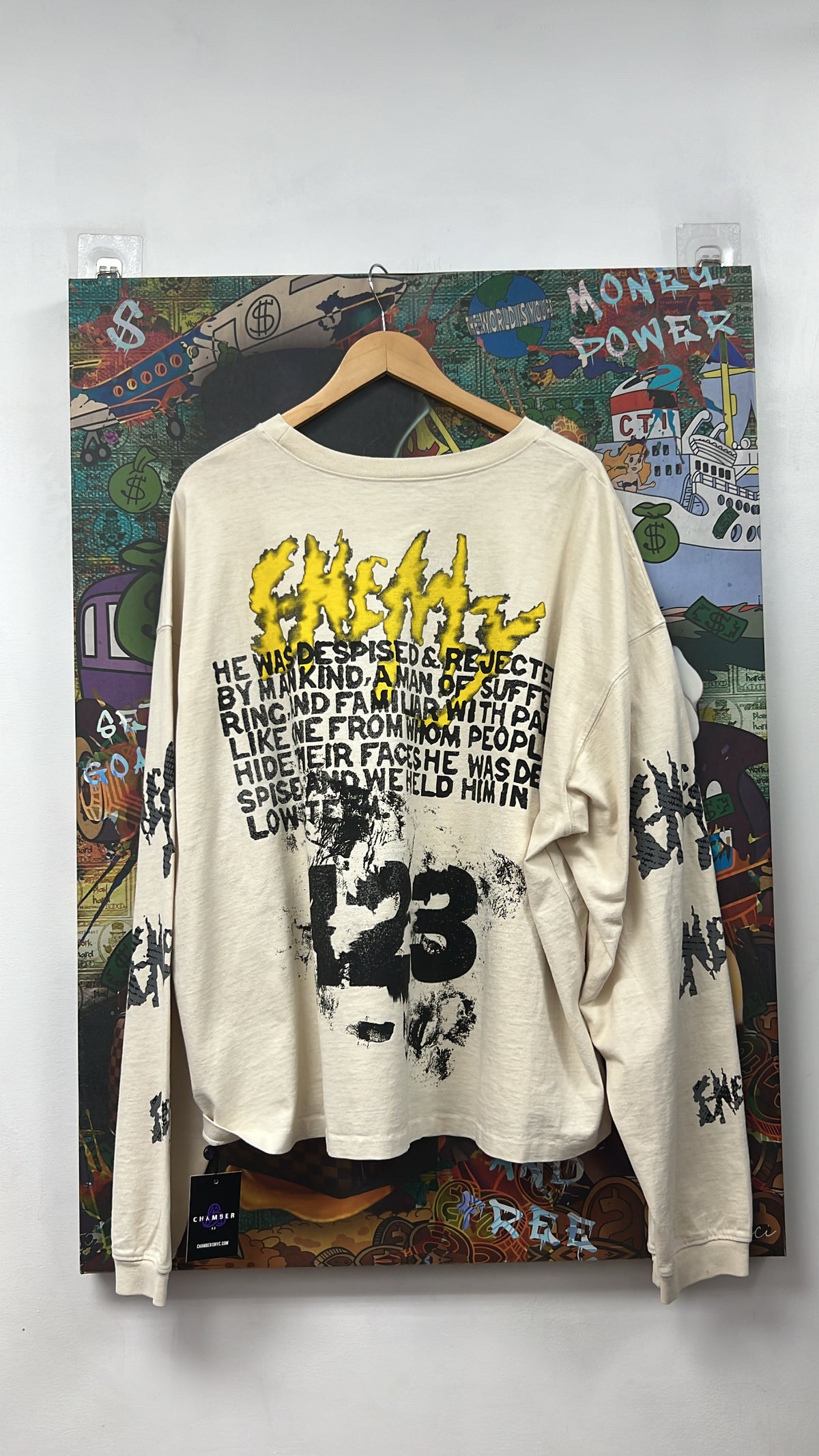 Rivington 123 Cream Yellow Apocalypse Long Sleeve