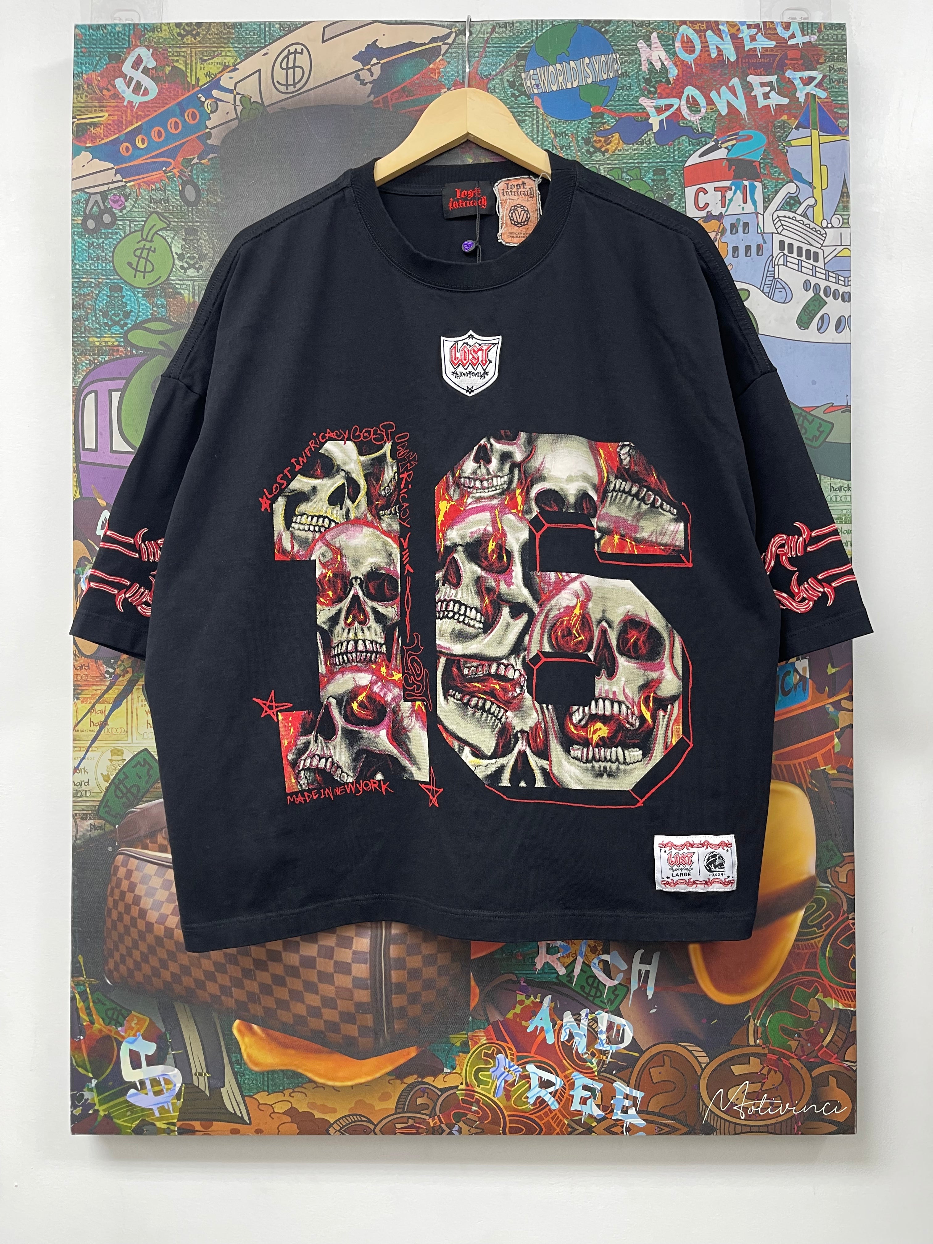Lost Intricacy Football Jersey Tee