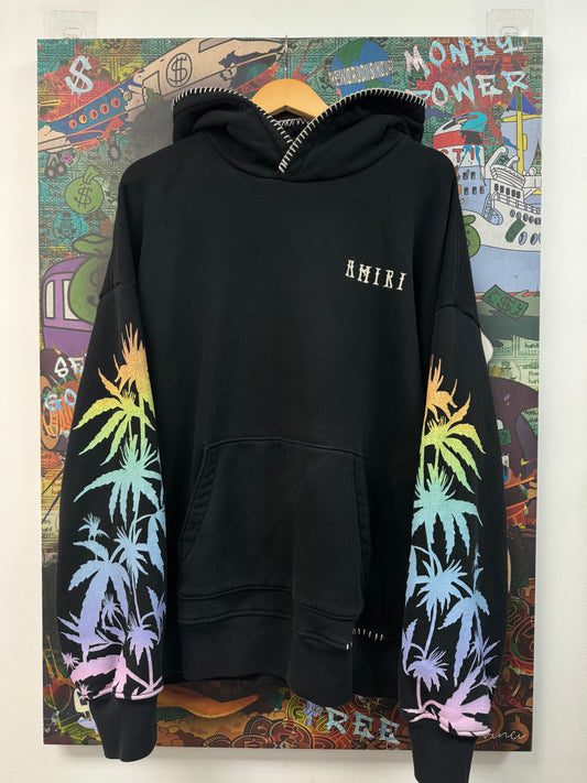 Amiri Black Palm Tree Hoodie