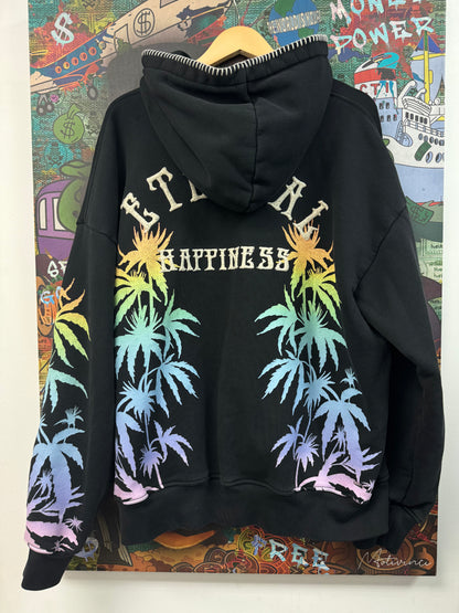 Amiri Black Palm Tree Hoodie