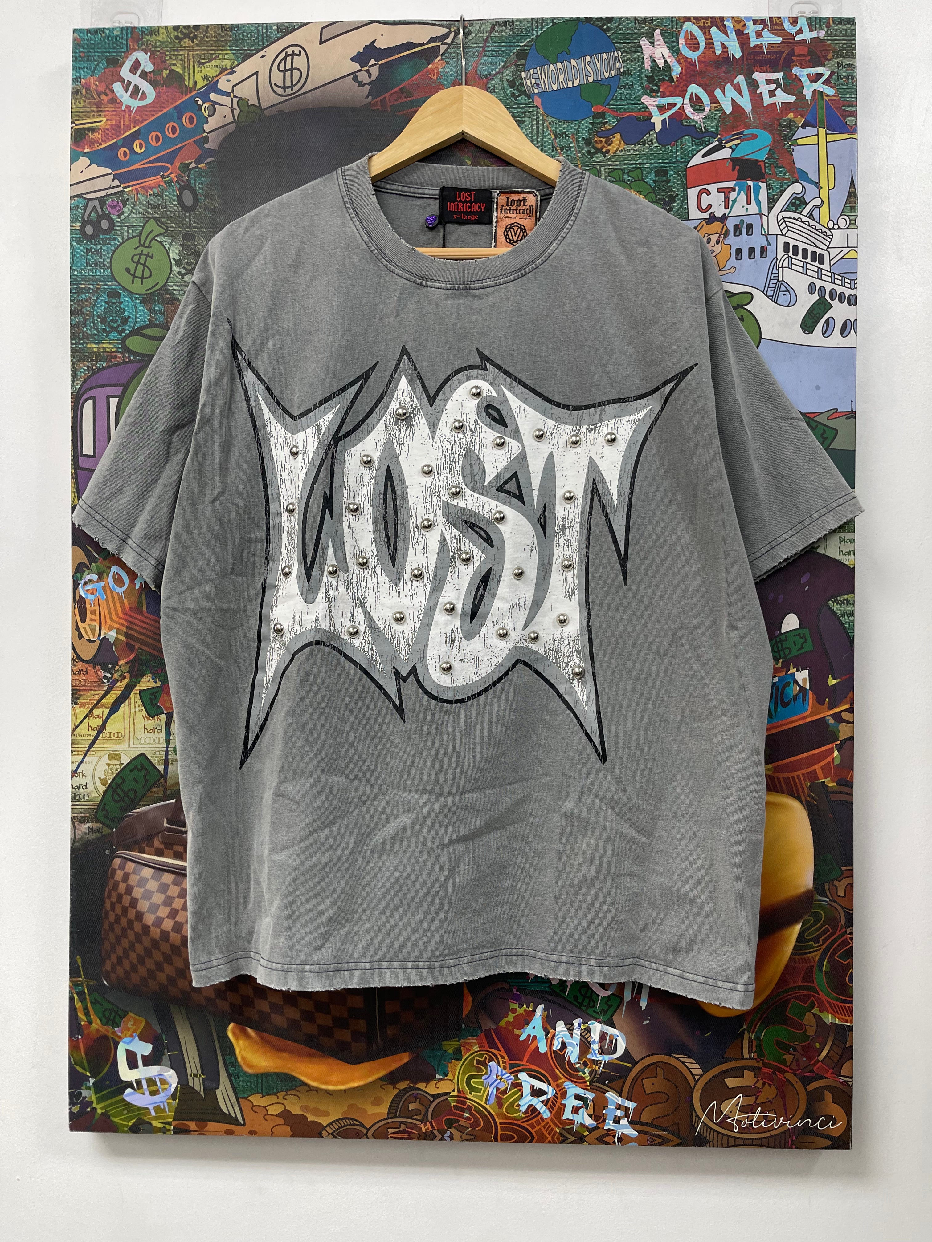 Lost Intricacy Grey Outline Tee