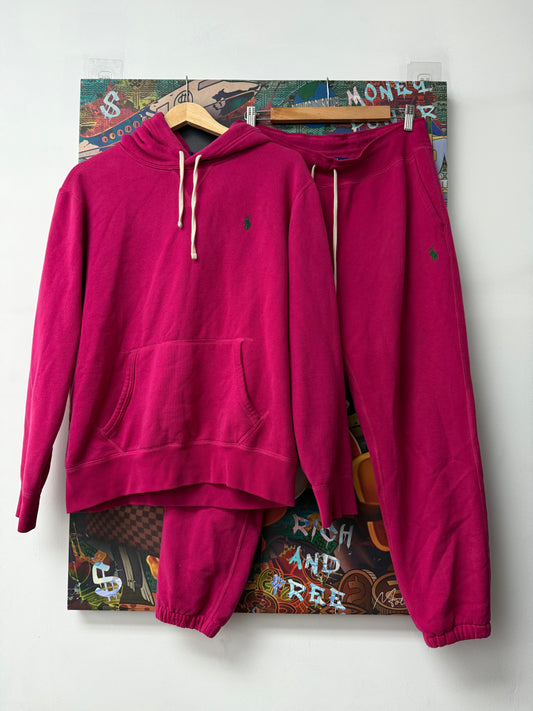 Polo Ralph Lauren Pink Green Sweatsuit