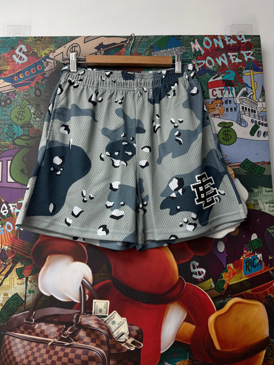 Eric Emanuel Camo Black Grey Shorts