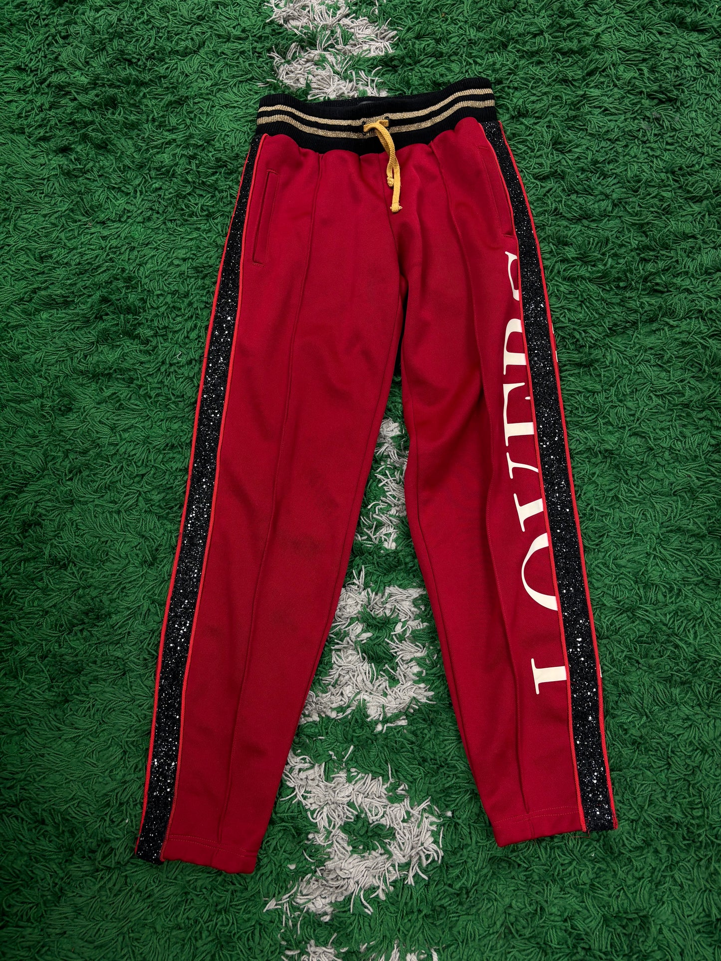 Amiri Lovers Track Pants Red XS Used