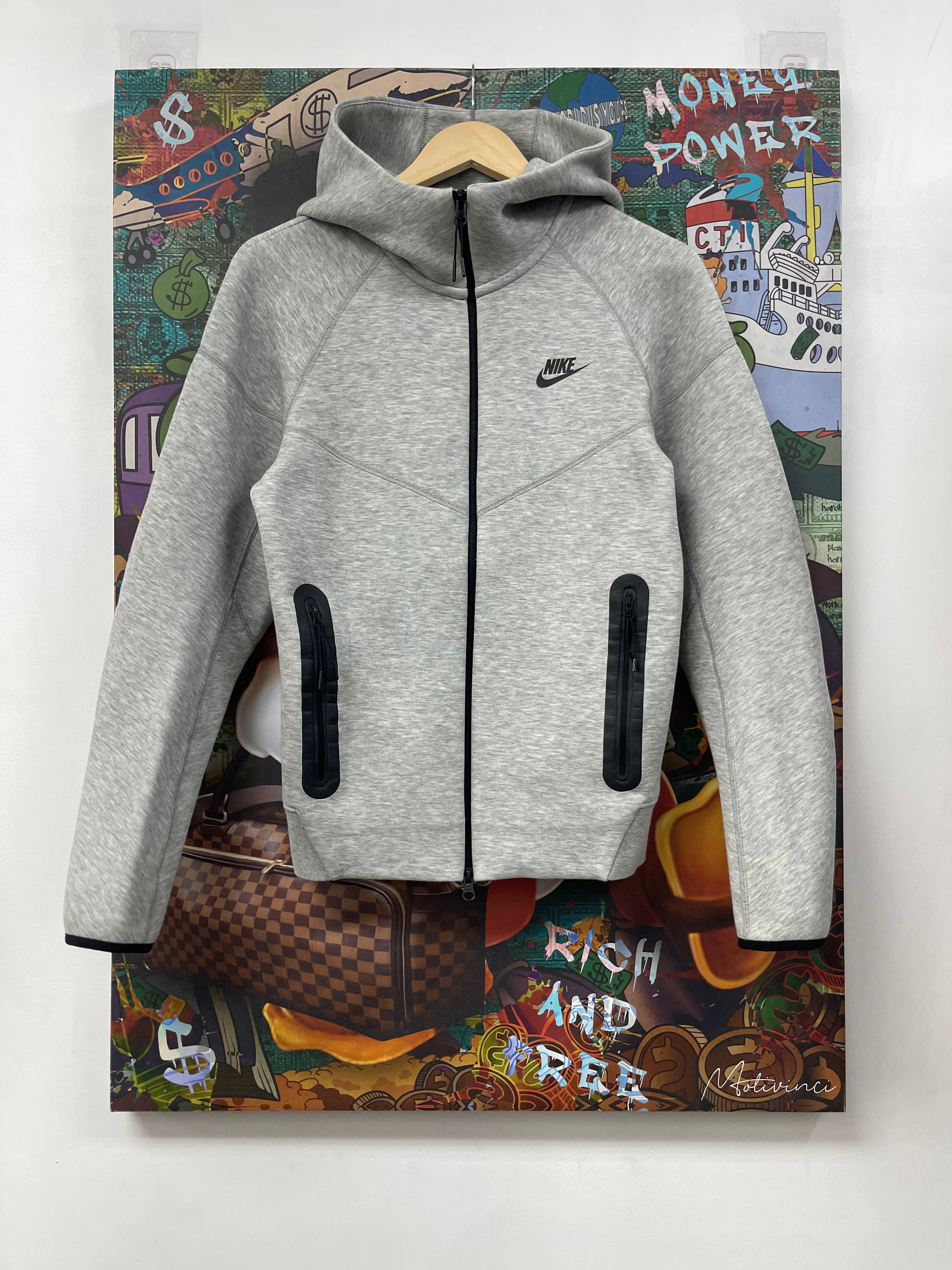 Nike Grey Tech Zip Up