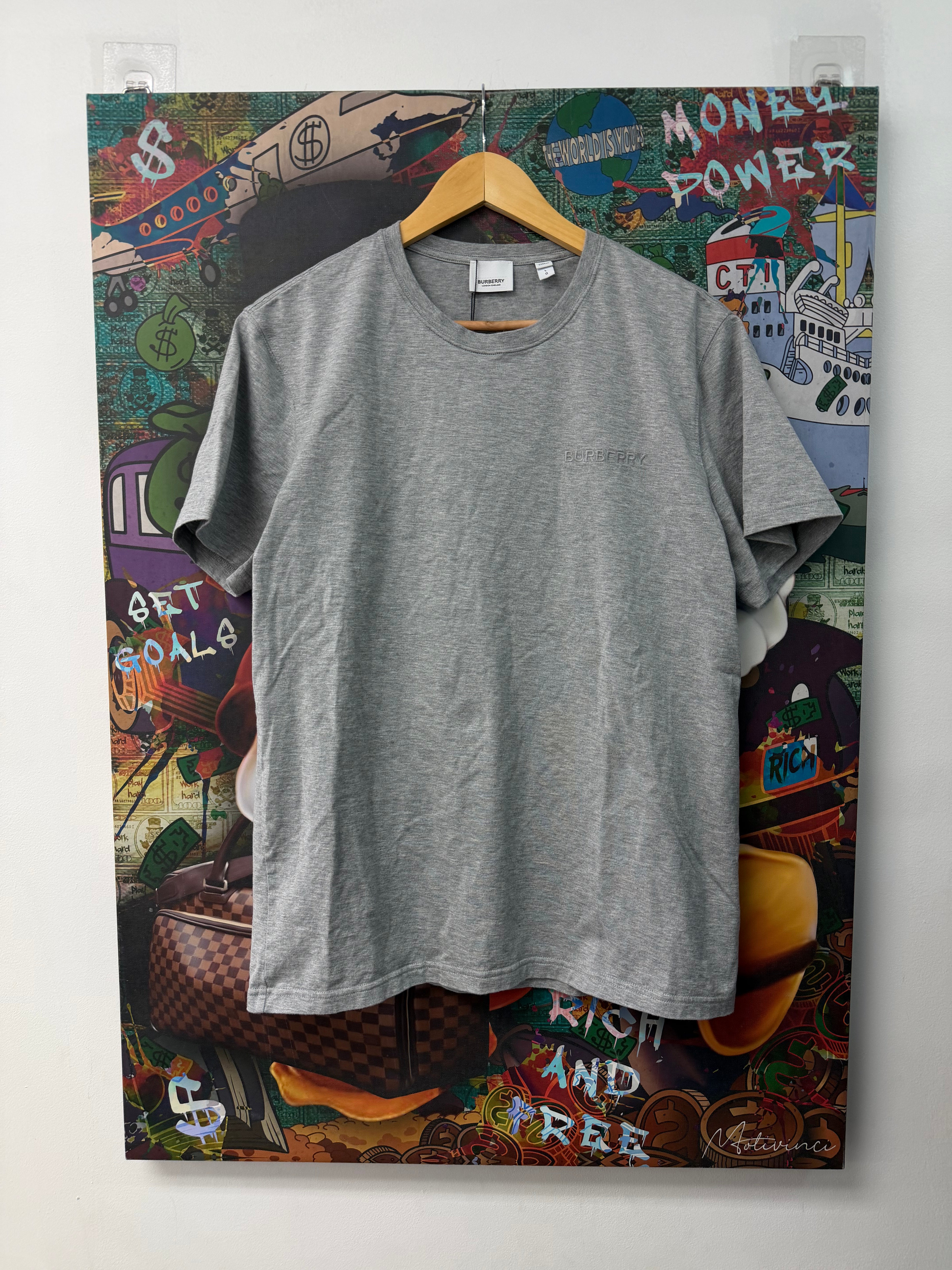 Burberry Grey Tonal Tee
