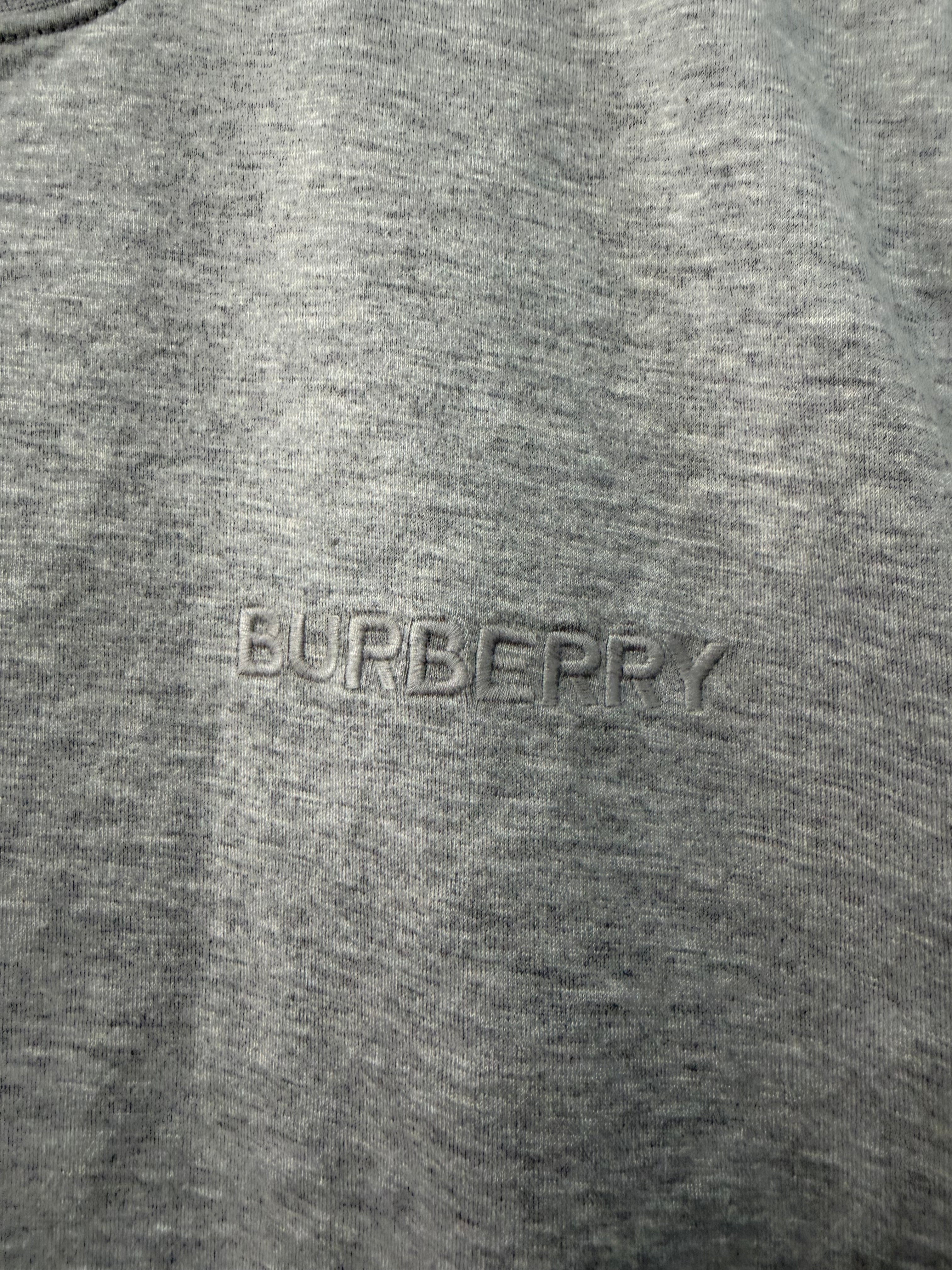 Burberry Grey Tonal Tee