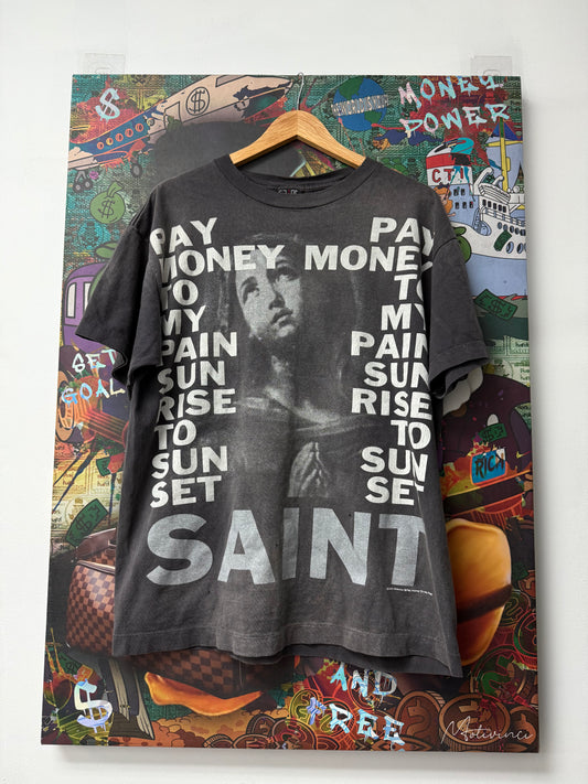 Saint Michael Grey Stay Real Tee