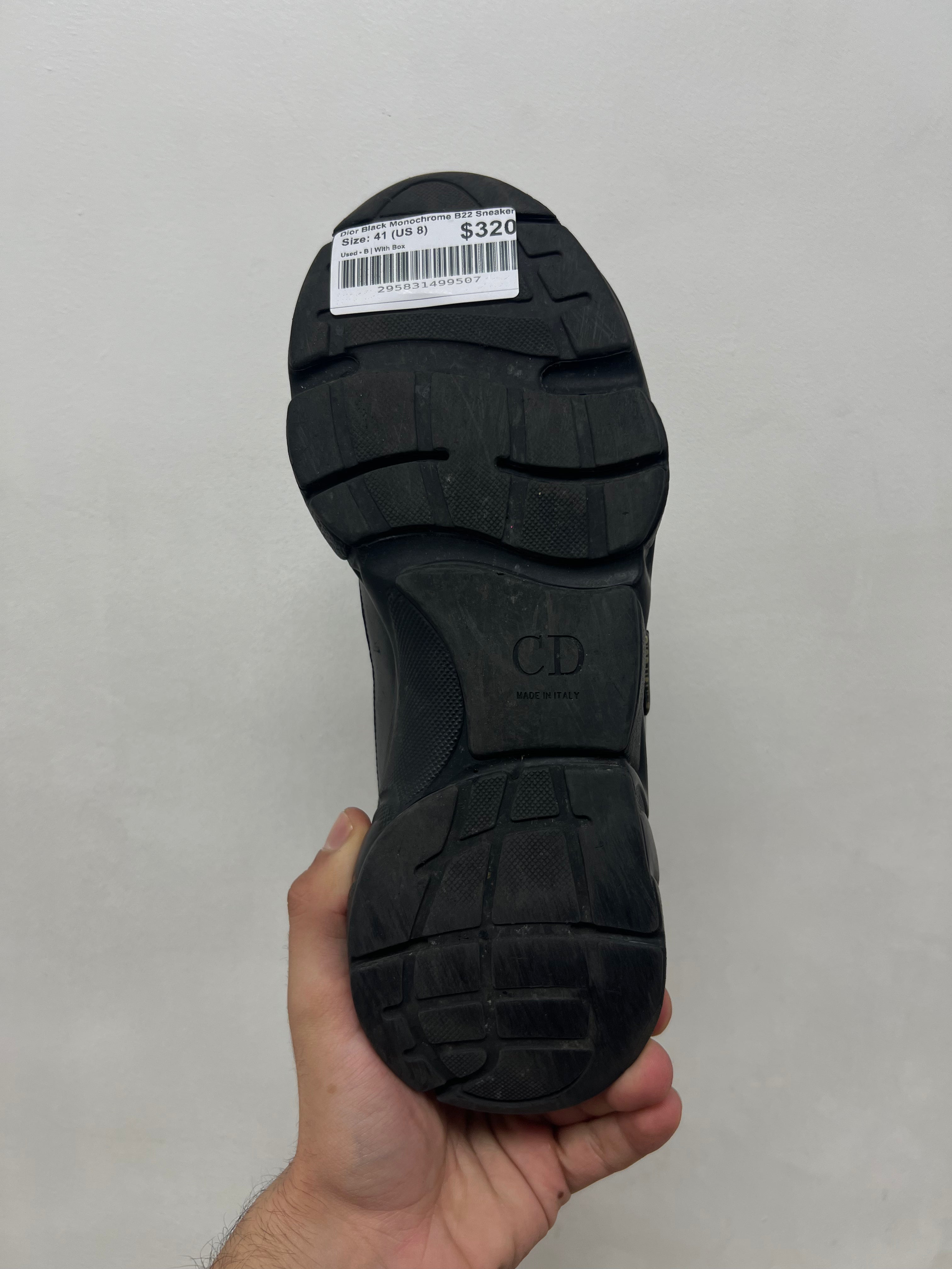 Dior Black Monochrome B22 Sneakers