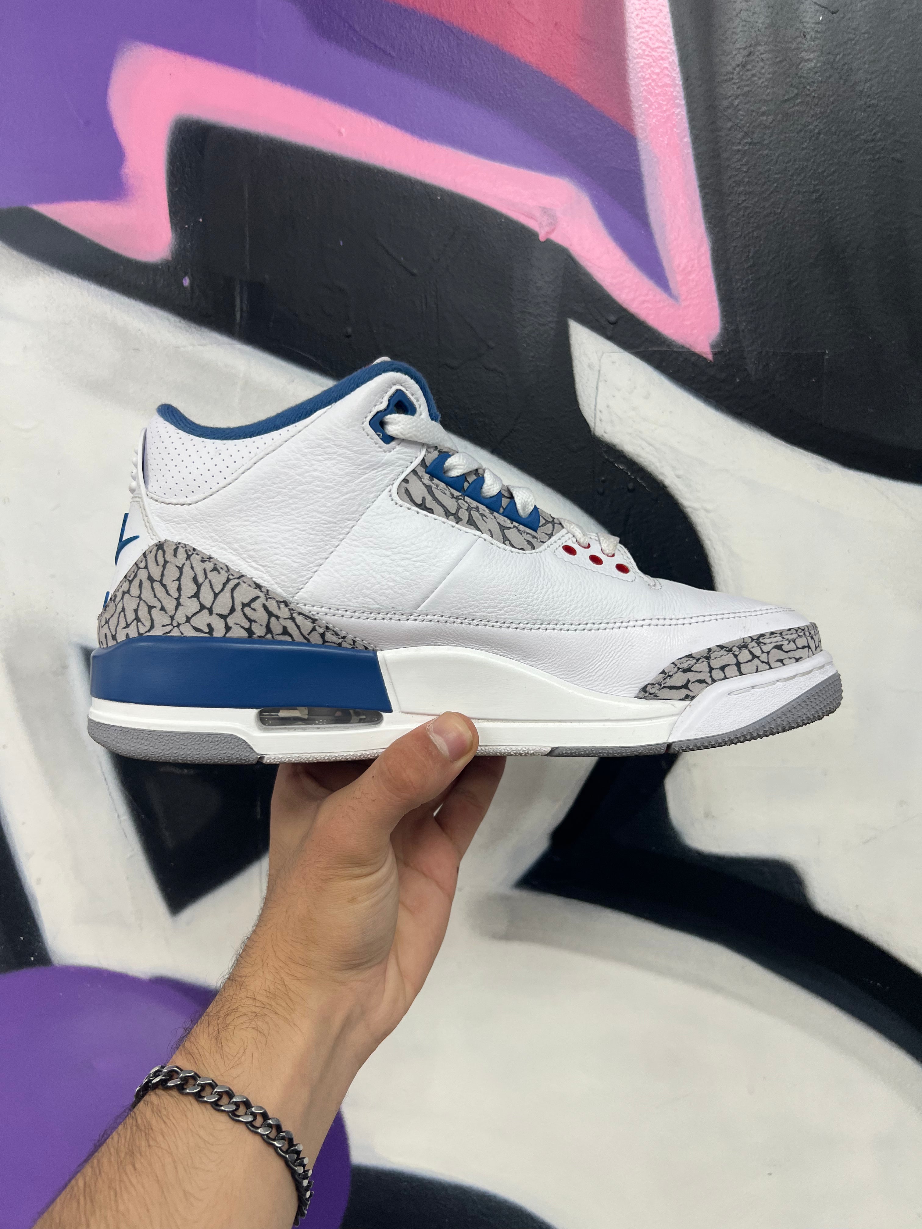 Jordan 3 True Blue Sneakers
