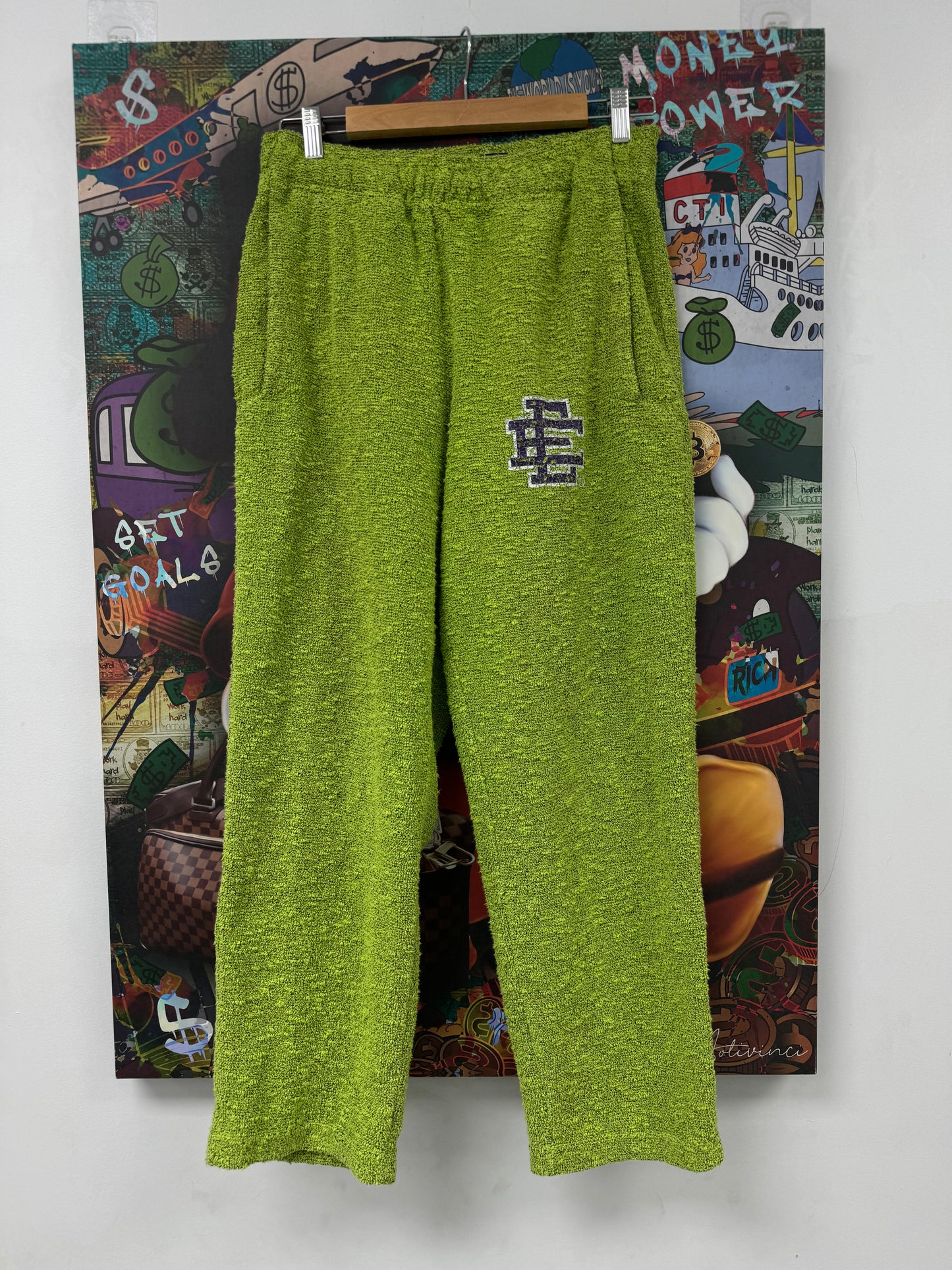 EE Boucle Sweats Lime Purple Used Medium N/A