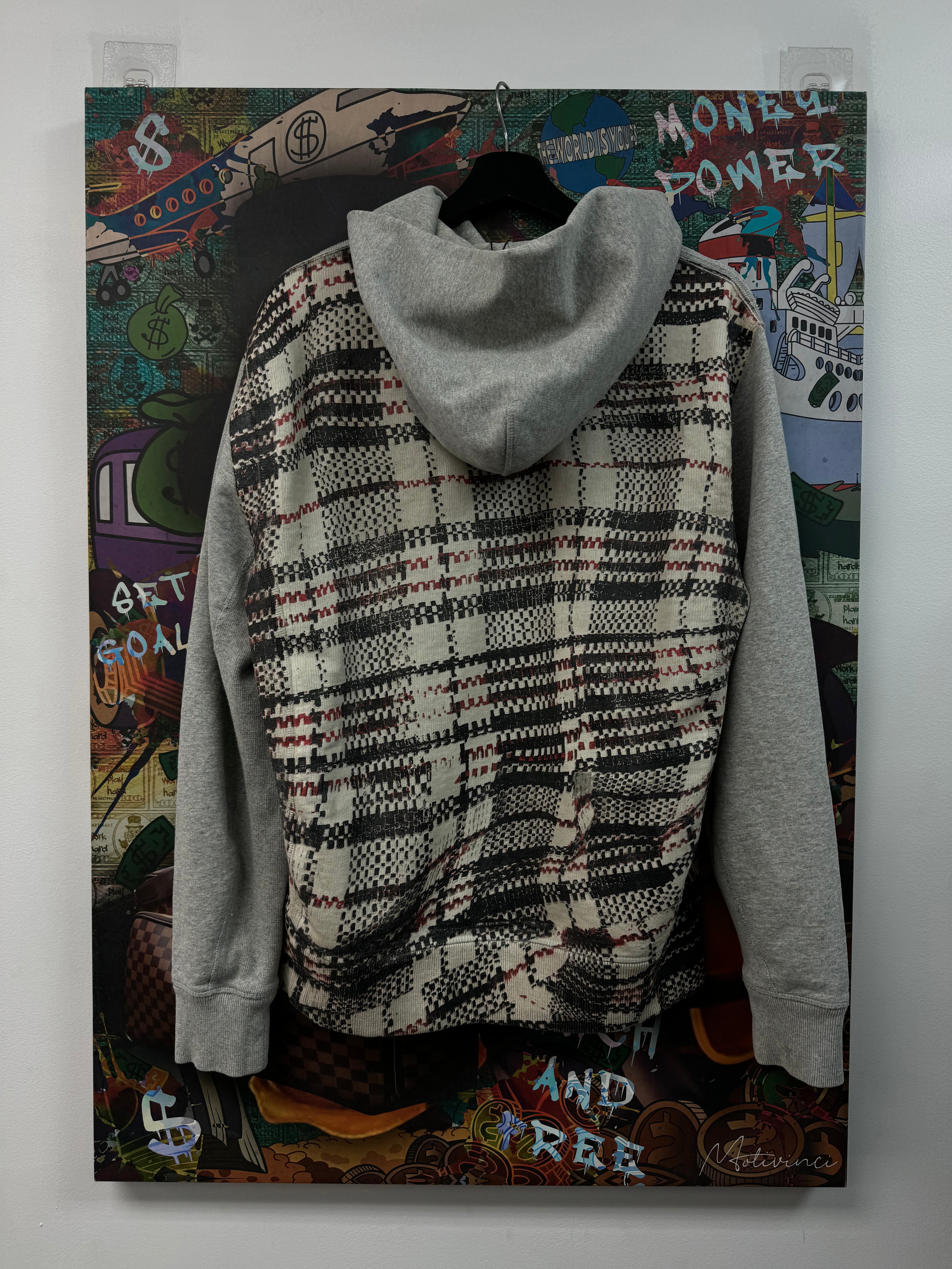 Helmut Lang Grey Vienna Paris Hoodie