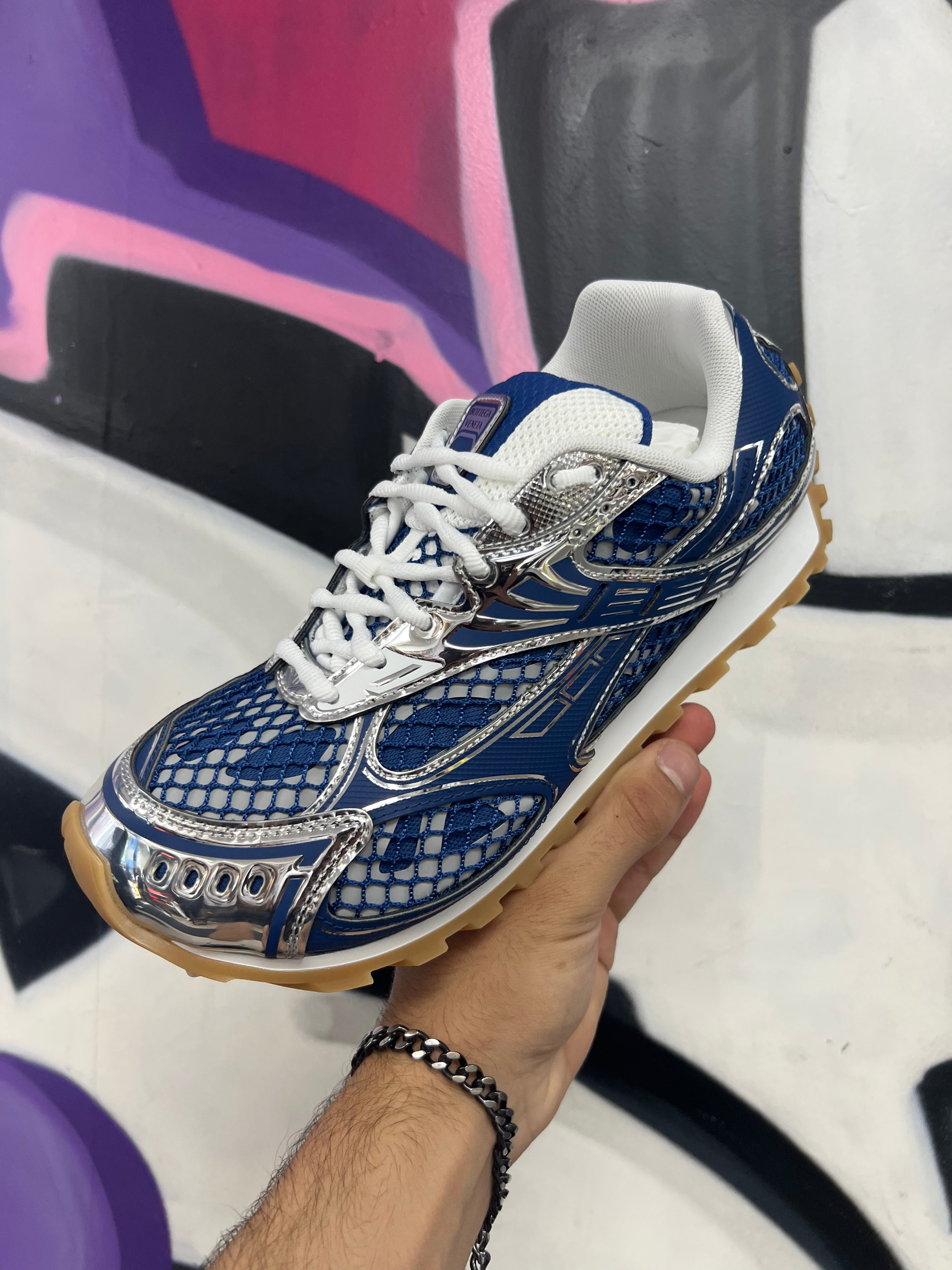 Bottega Veneta Blue Venezia Orbit Sneakers