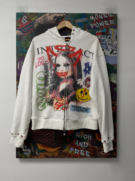 LOST Intricacy Magazine Zip White Used XL