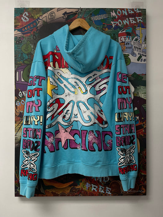 SB Studios Racing Hoodie Blue Multi Used XL