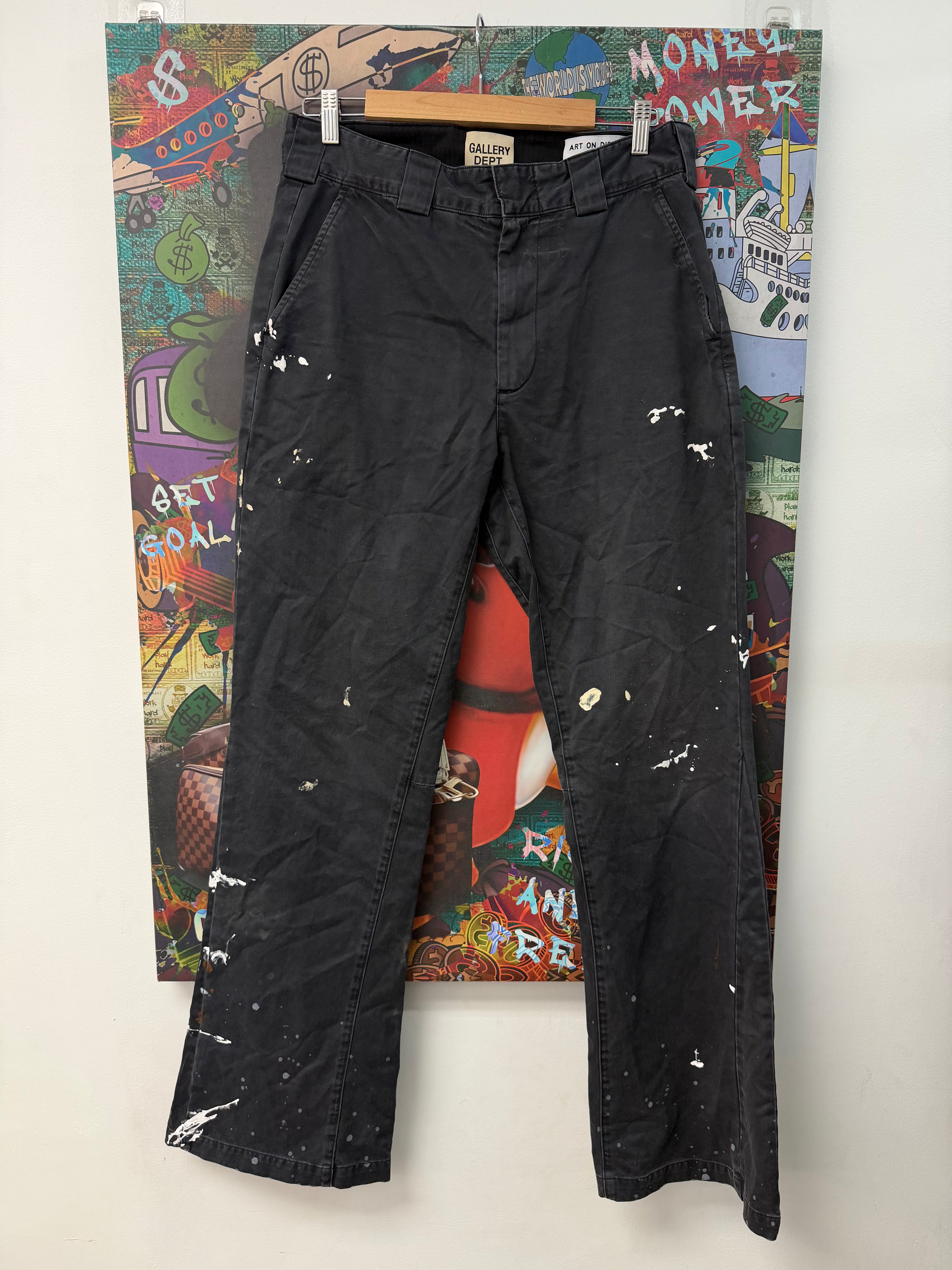 Gallery Dept Paint Splatter Flared Pants